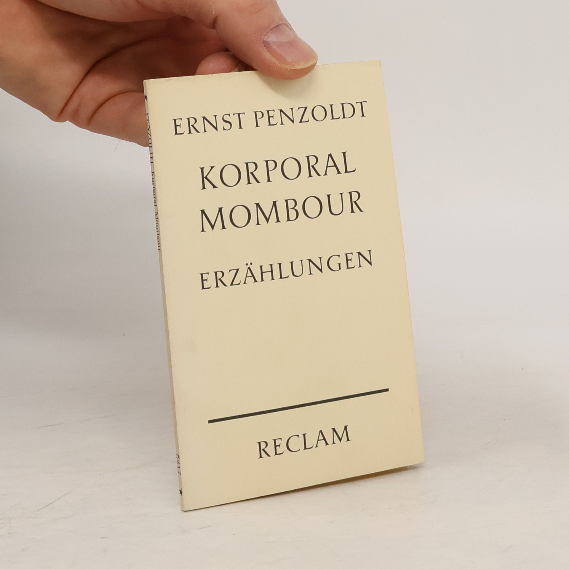 Ernst Penzoldt Korporal Mombour. Erzählungen