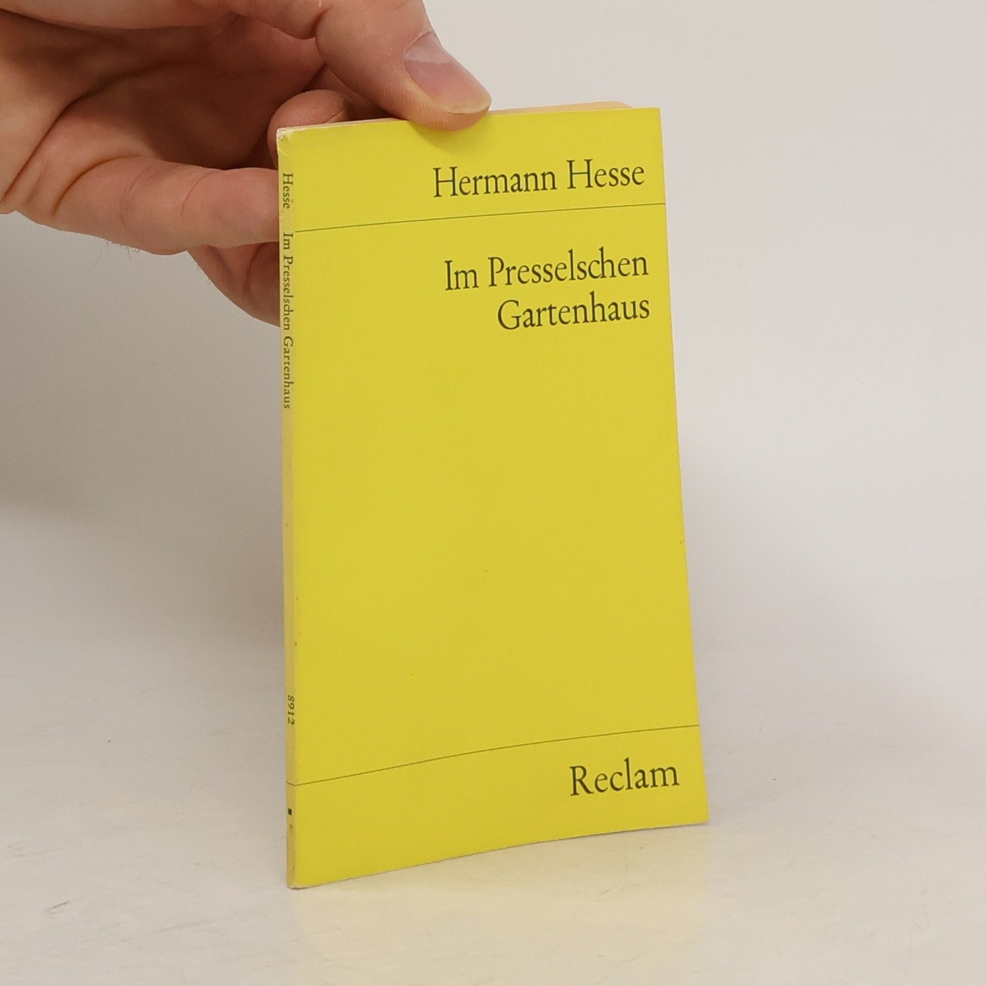 Hermann Hesse Im Presselschen Gartenhaus