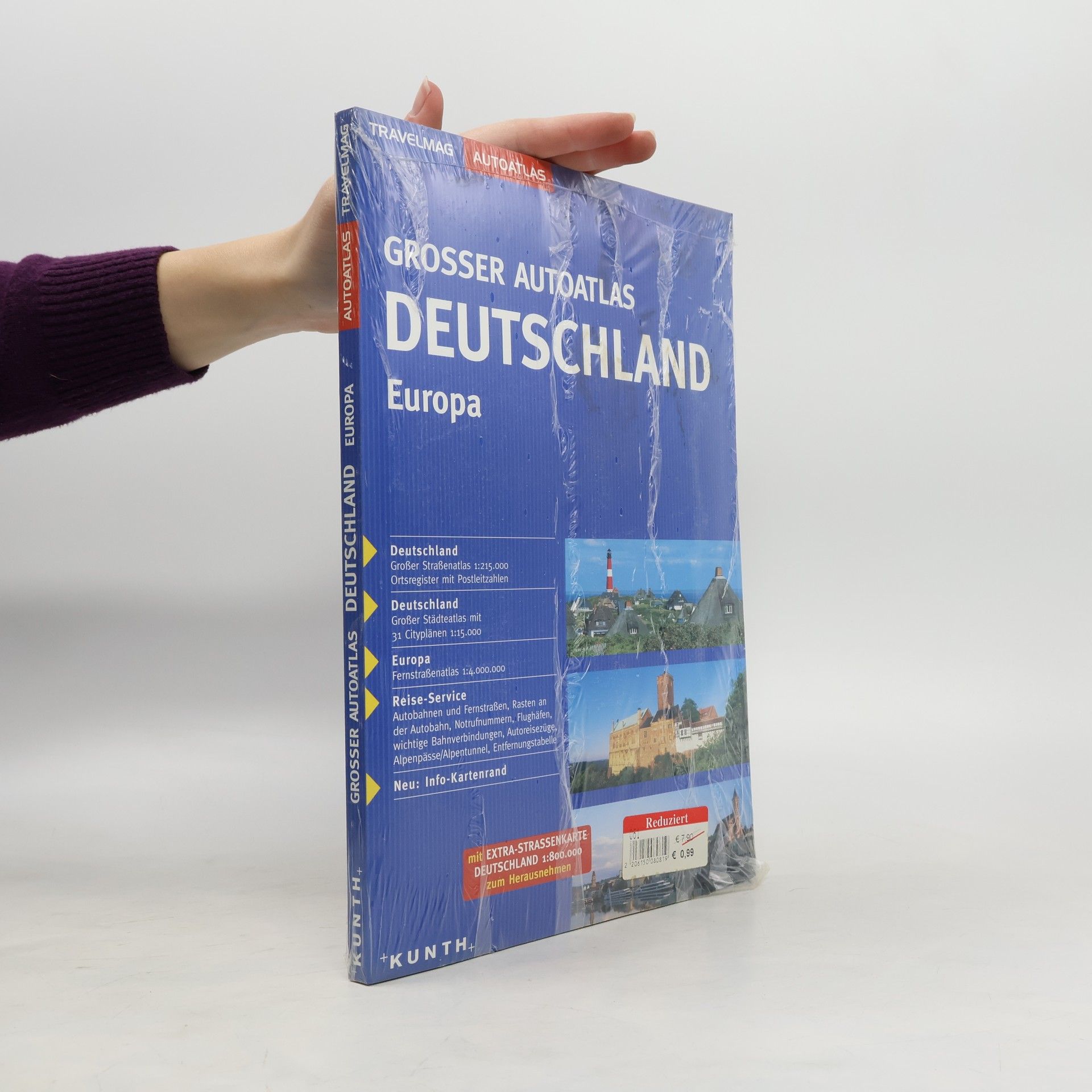 Kunth TRAVELMAG AUTOATLAS: Großer Autoatlas Deutschland Europa