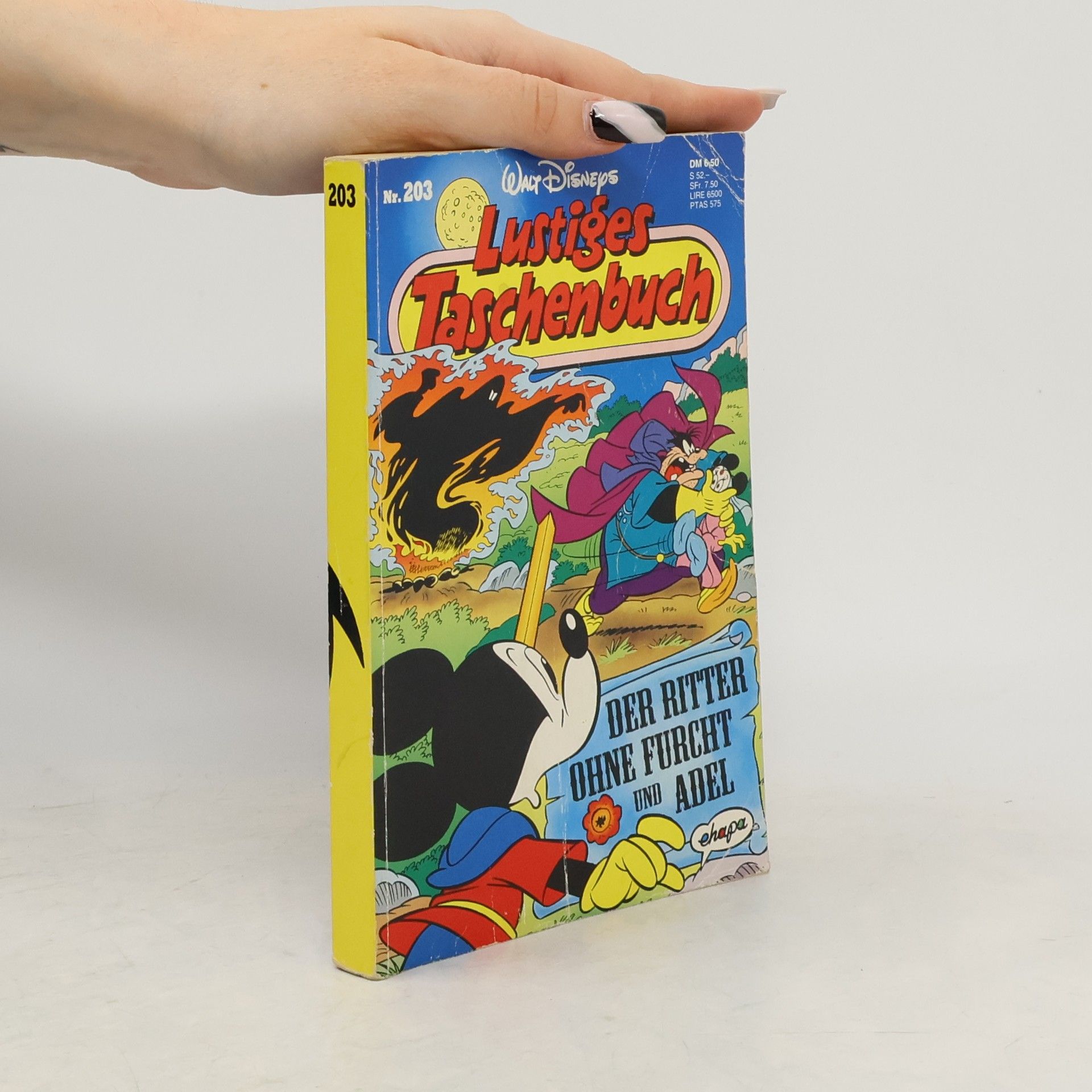 Walt Disney Lustiges Taschenbuch Nr. 203. Der ritter ohne furcht und adel