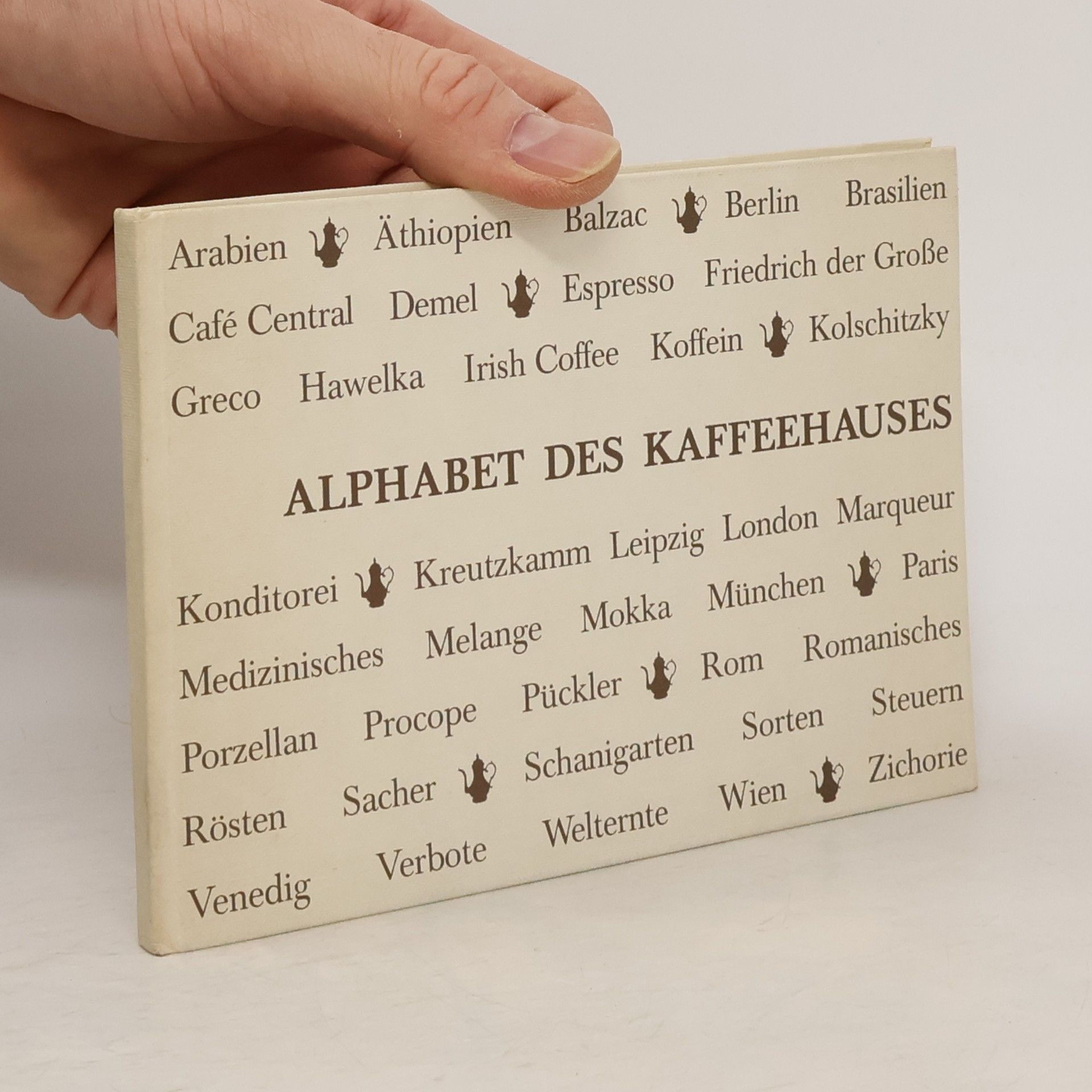 Alphabet des Kaffeehauses