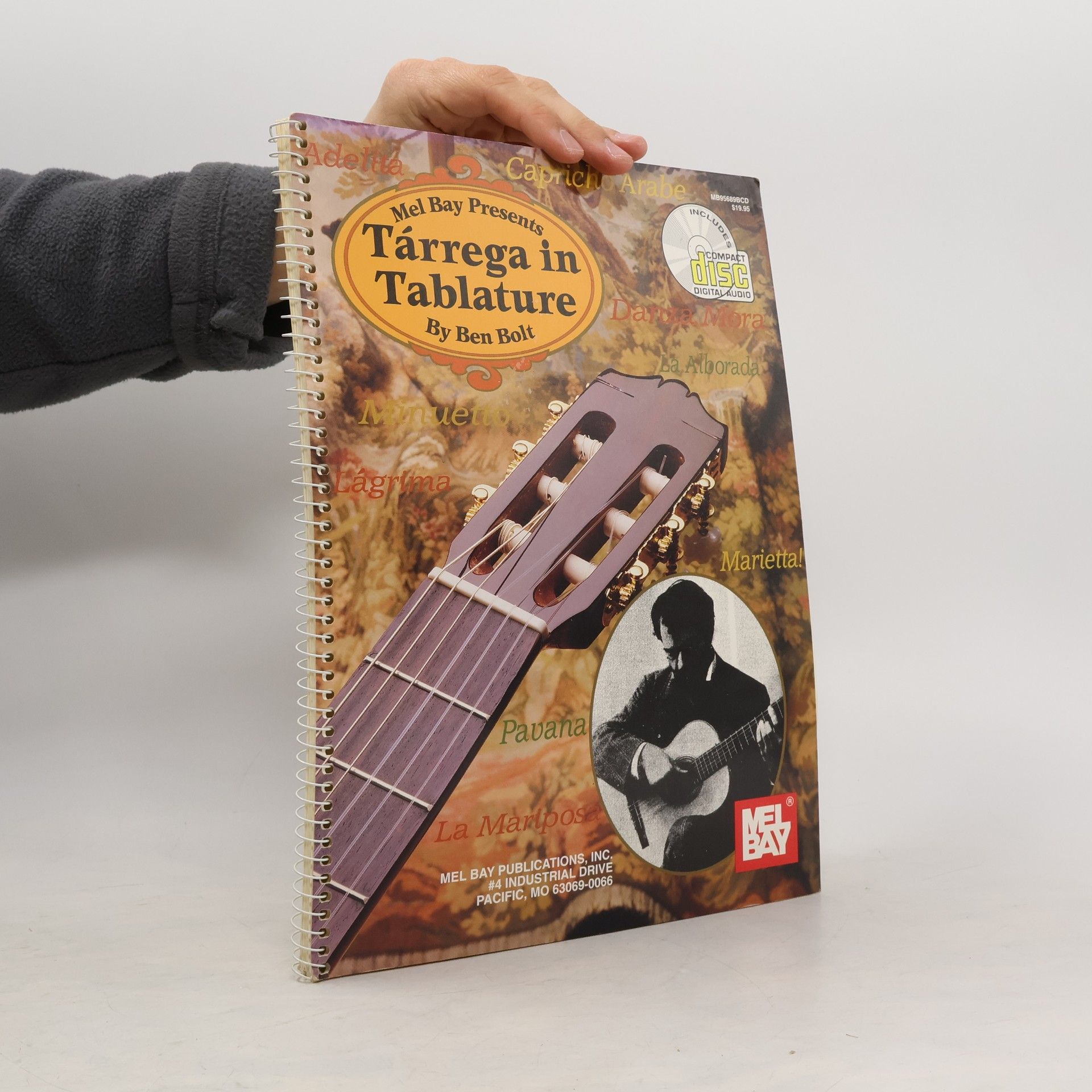 Mel Bay Presents Tarrega in Tablature with CD