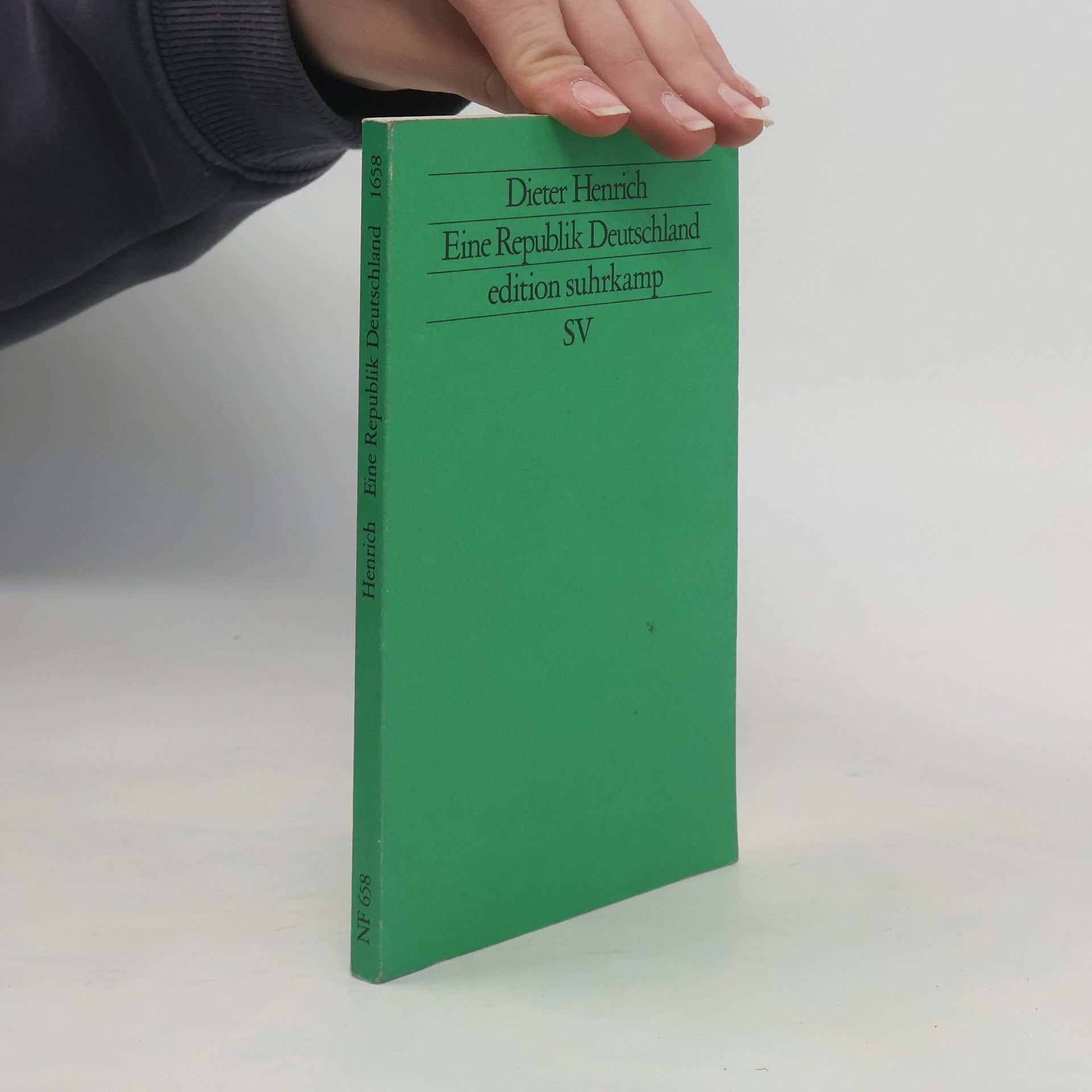 Dieter Henrich Eine Republik Deutschland