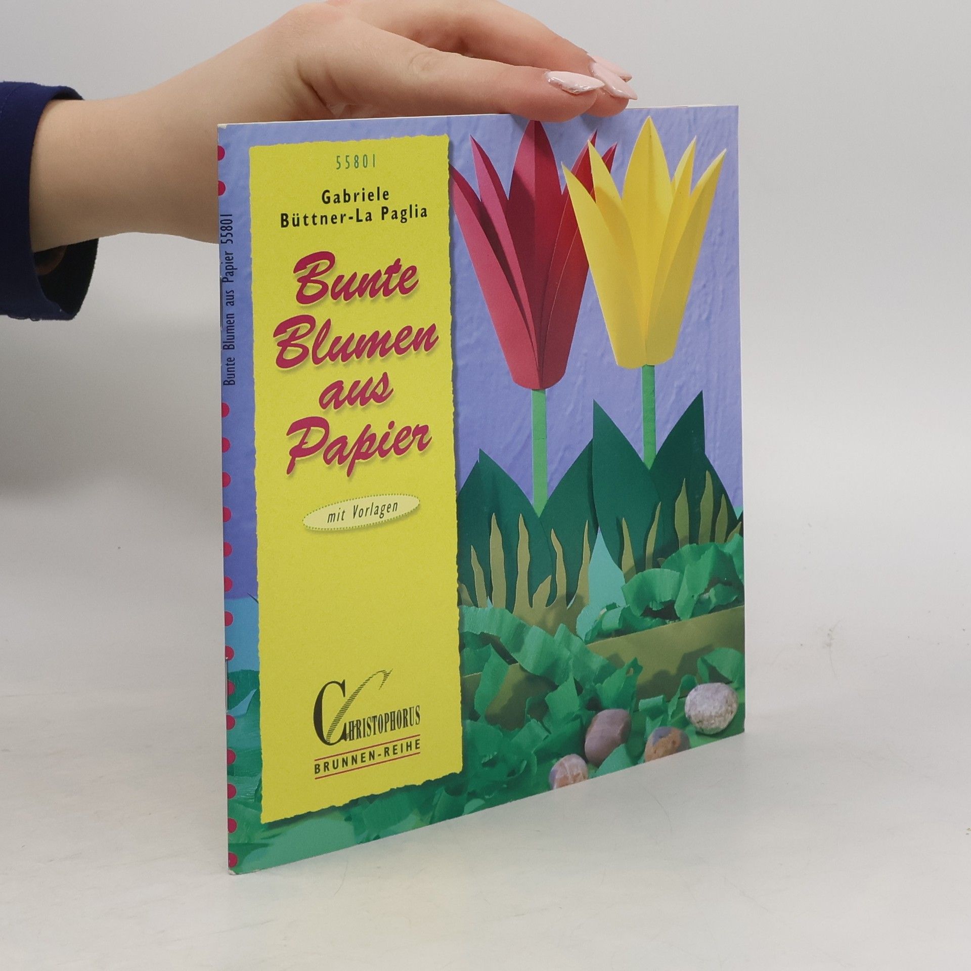 Brunnen-Reihe: Bunte Blumen aus Papier