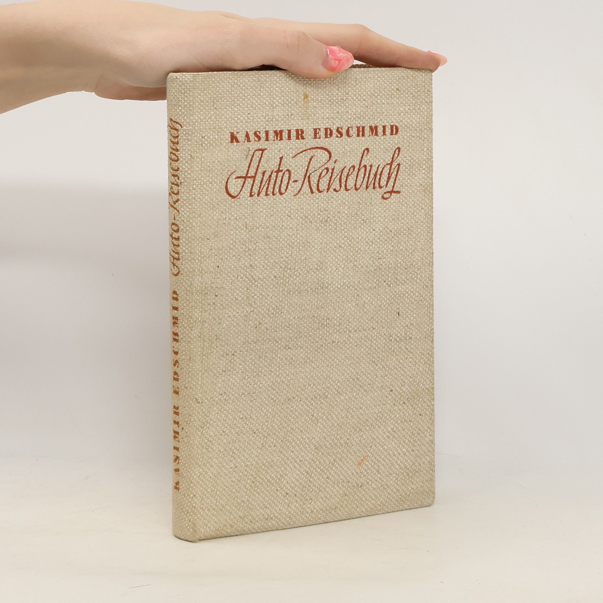 Kasimir Edschmid Auto - Reisebuch