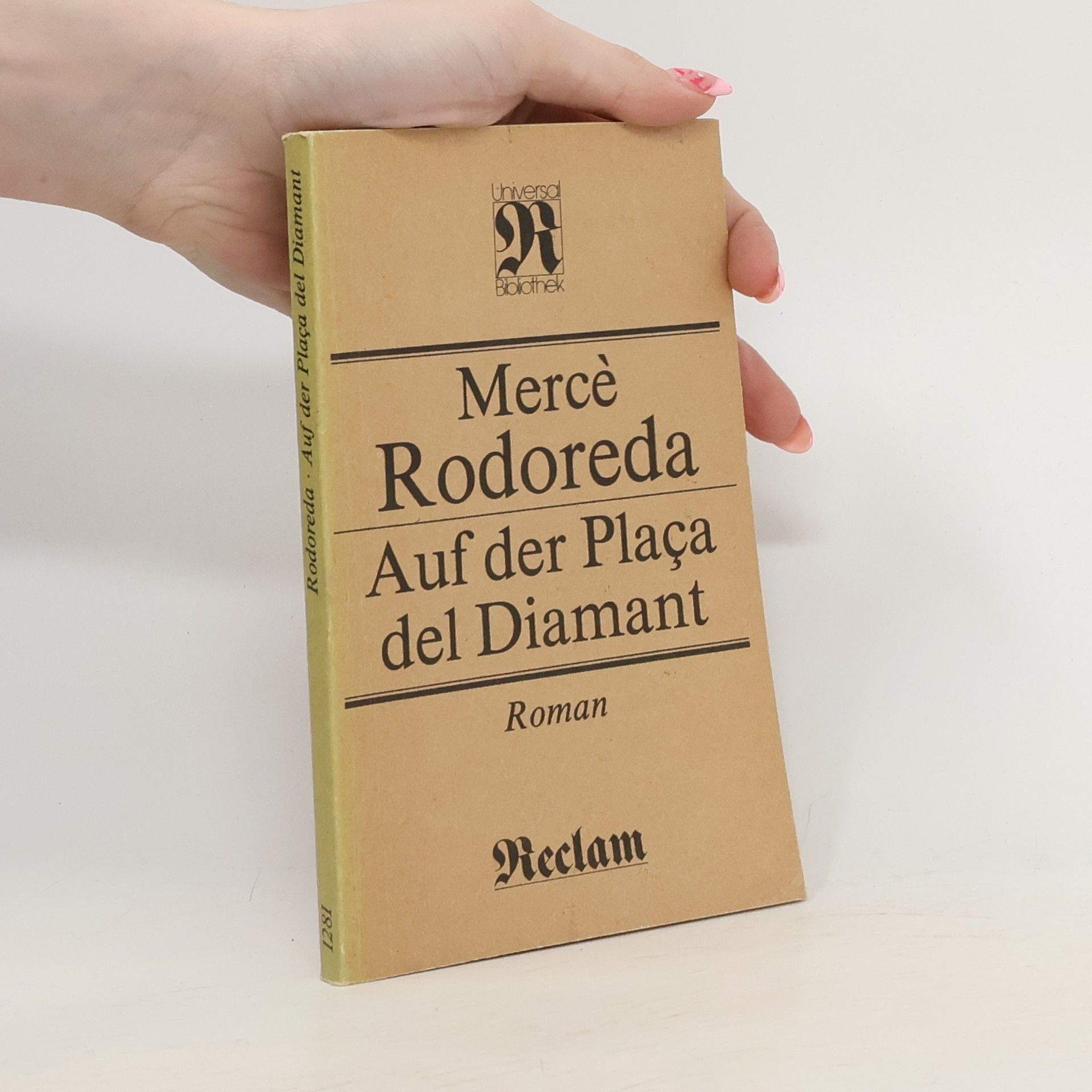 Mercè Rodoreda Auf der Plaça del Diamant