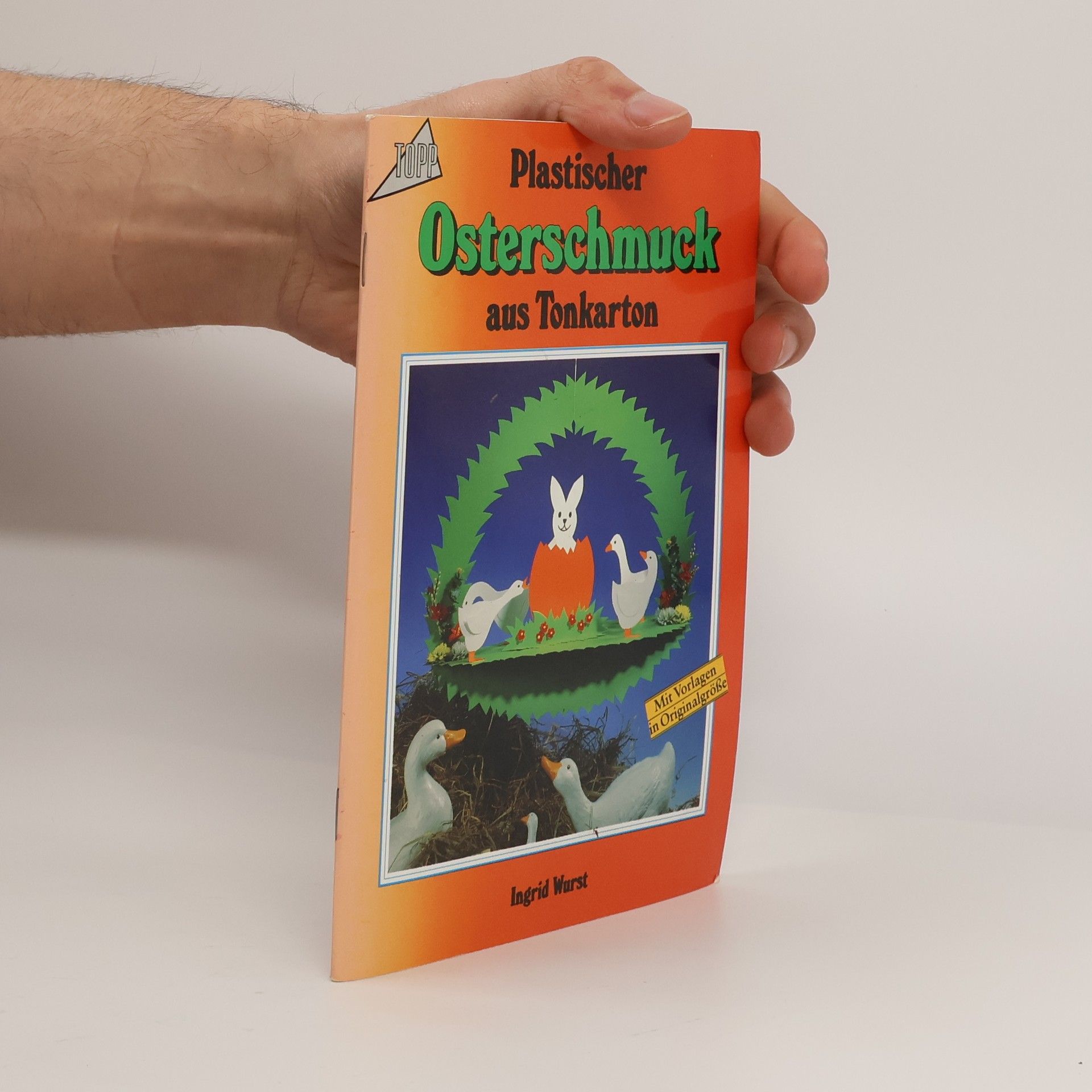 Plastischer Osterschmuck aus Tonkarton