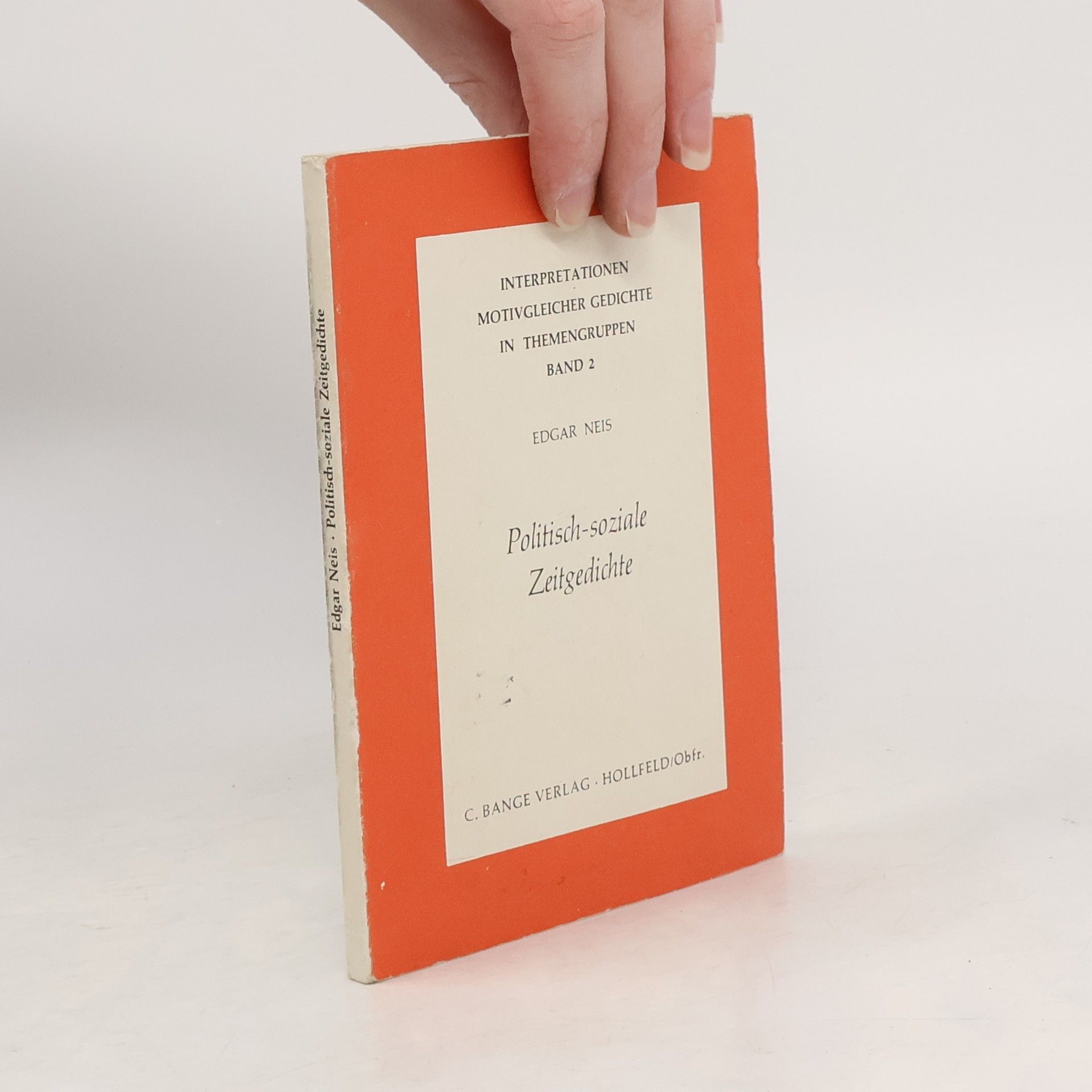 Edgar Neis Politisch-soziale Zeitgedichte