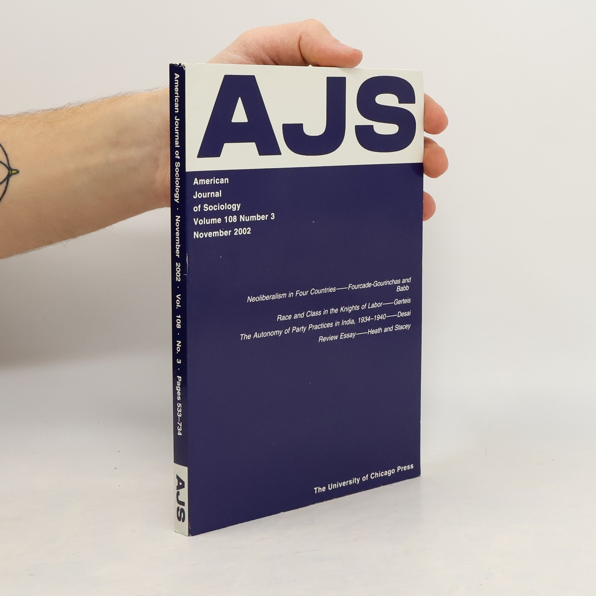 AA.VV. American Journal of Sociolog