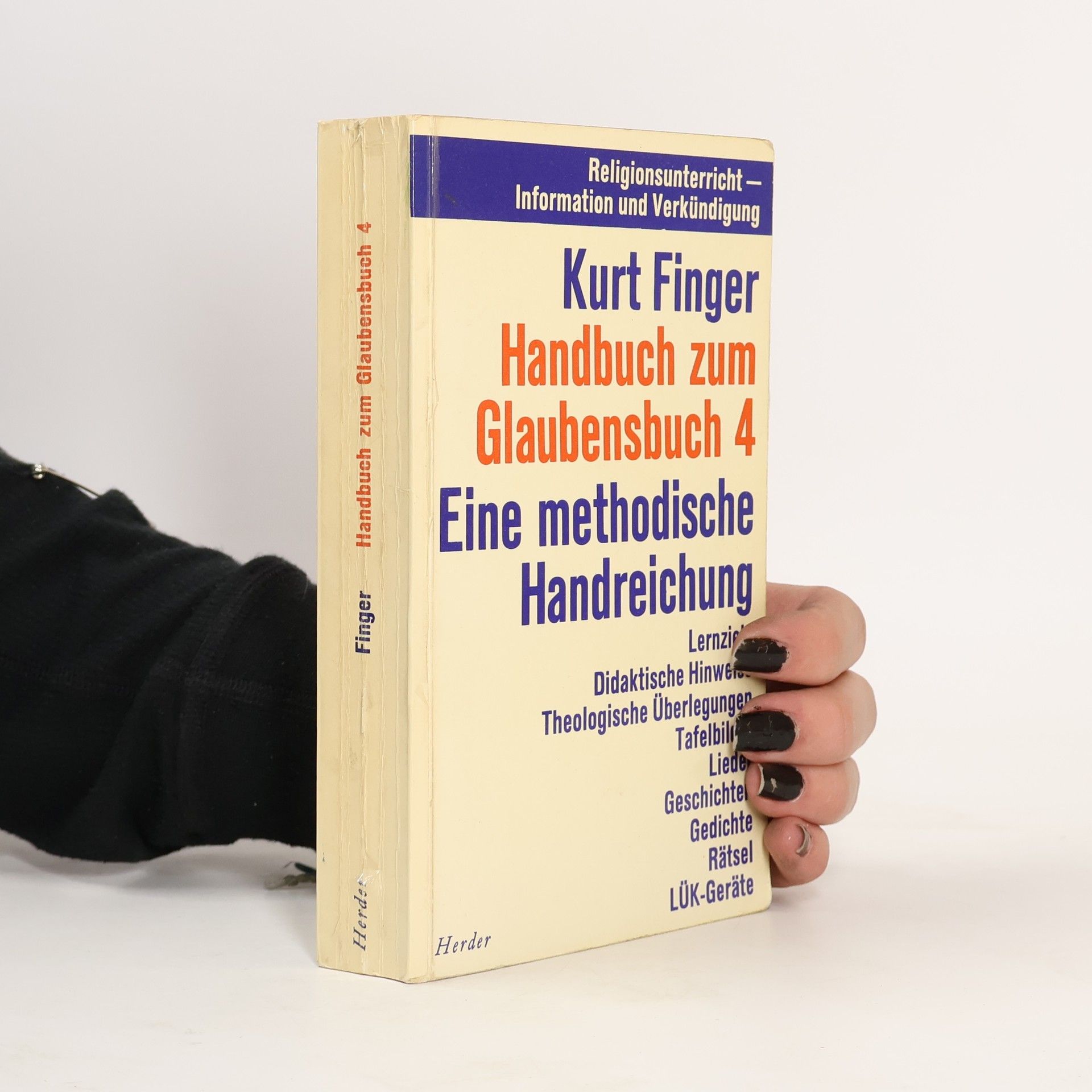 Kurt Finger Handbuch zum Glaubenscbuch 4