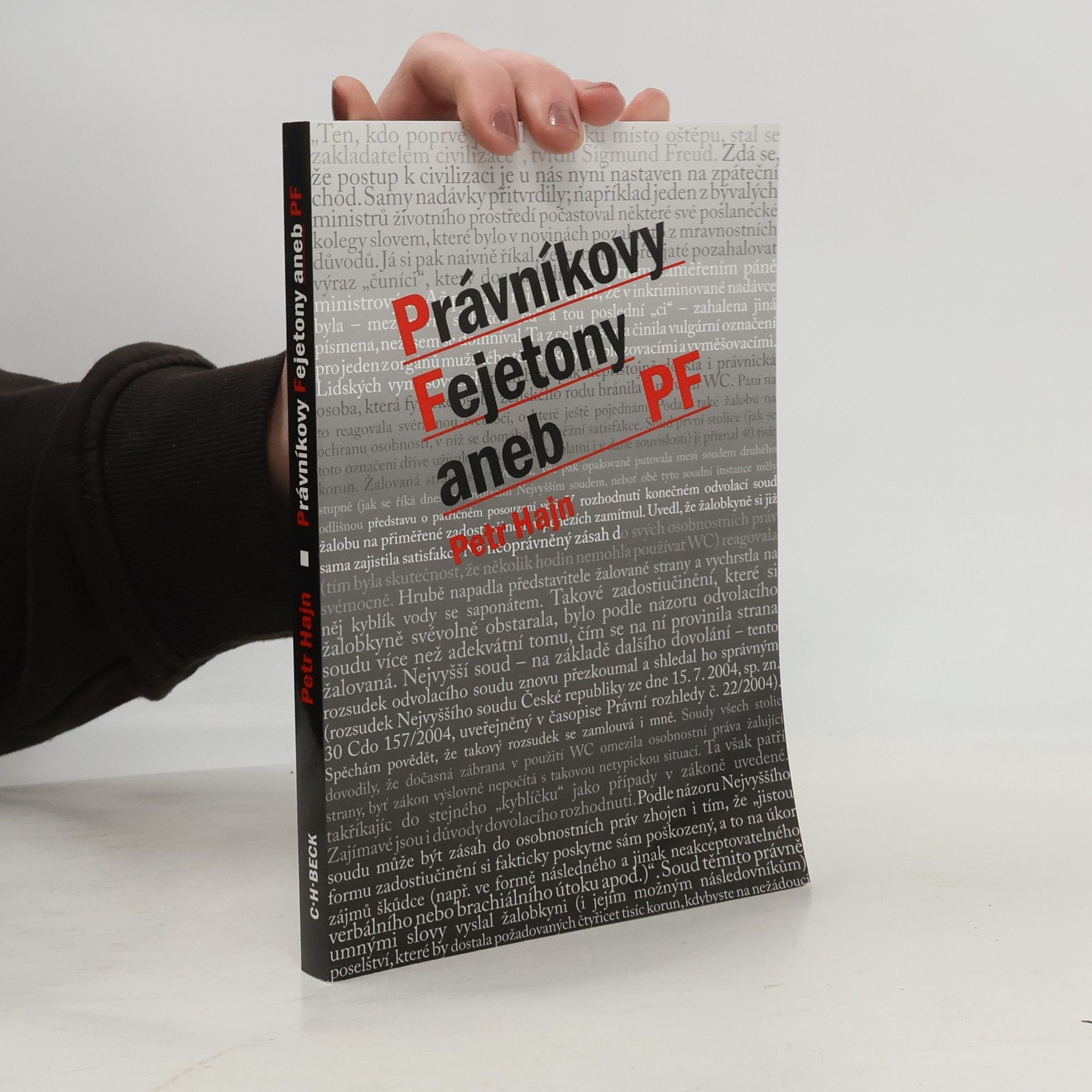 Petr Hajn Právníkovy fejetony, aneb, PF