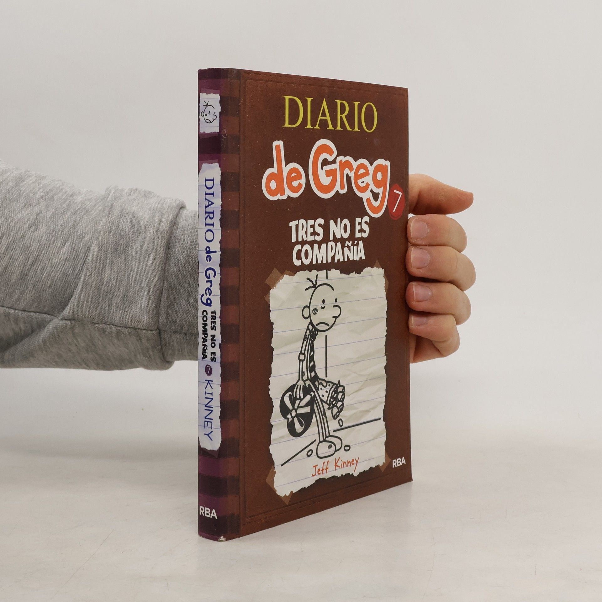 Jeff Kinney Diario de Greg 7 Tres no es compania