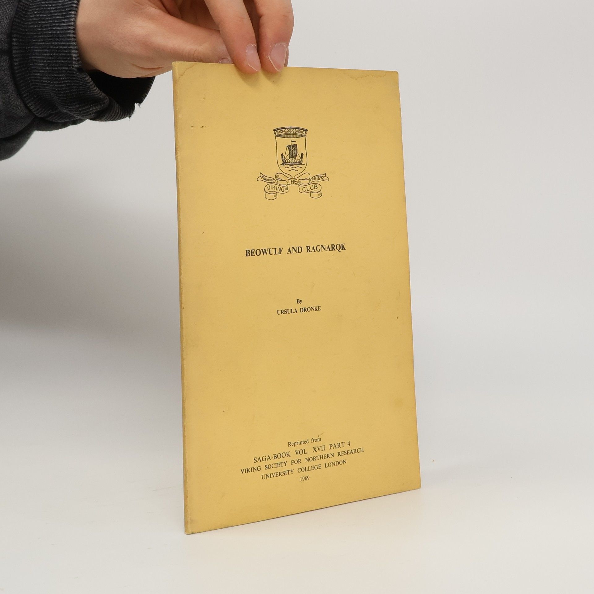 Ursula Dronke Beowulf and Ragnarok