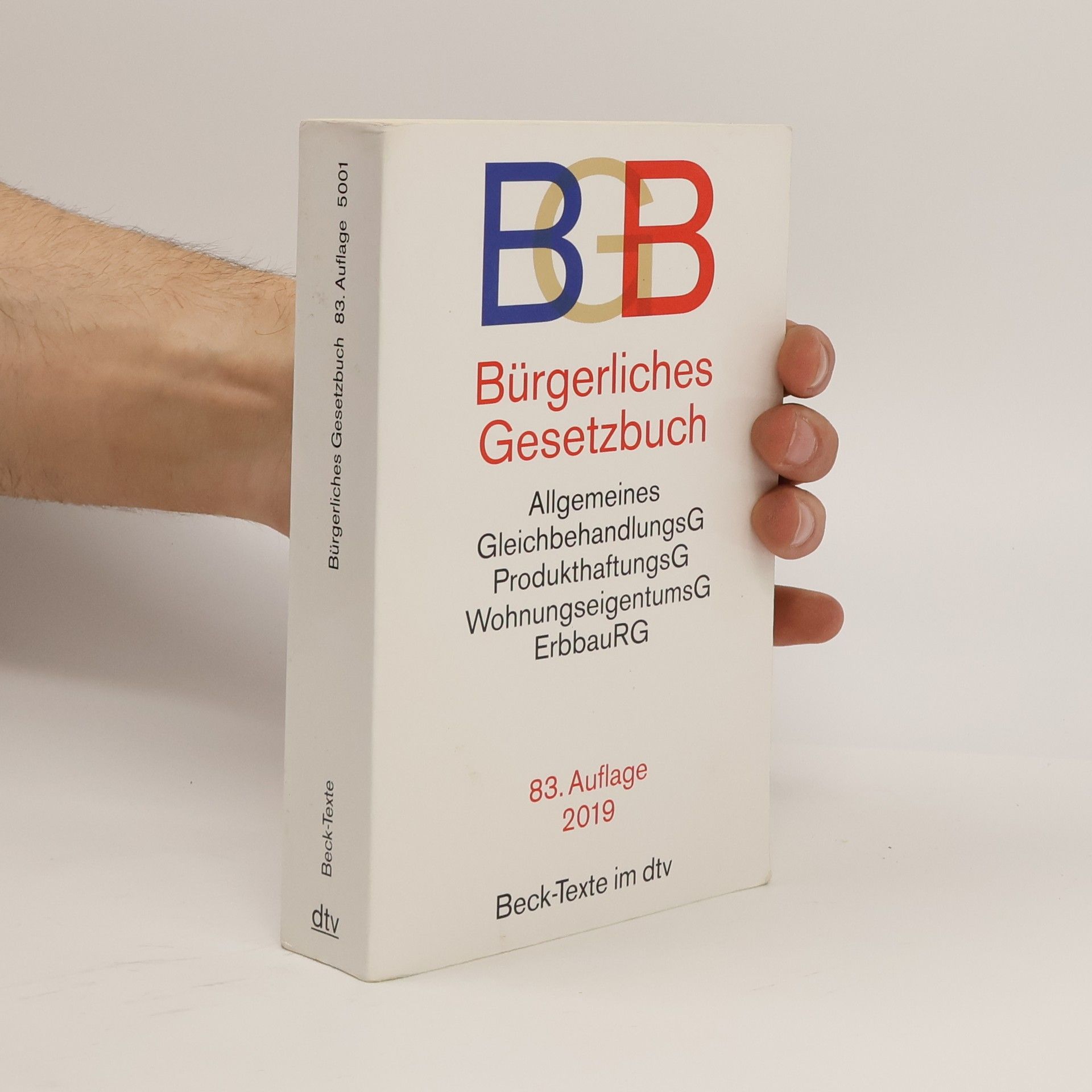 Kolektiv autorů Bürgerliches Gesetzbuch. 83. Auflage