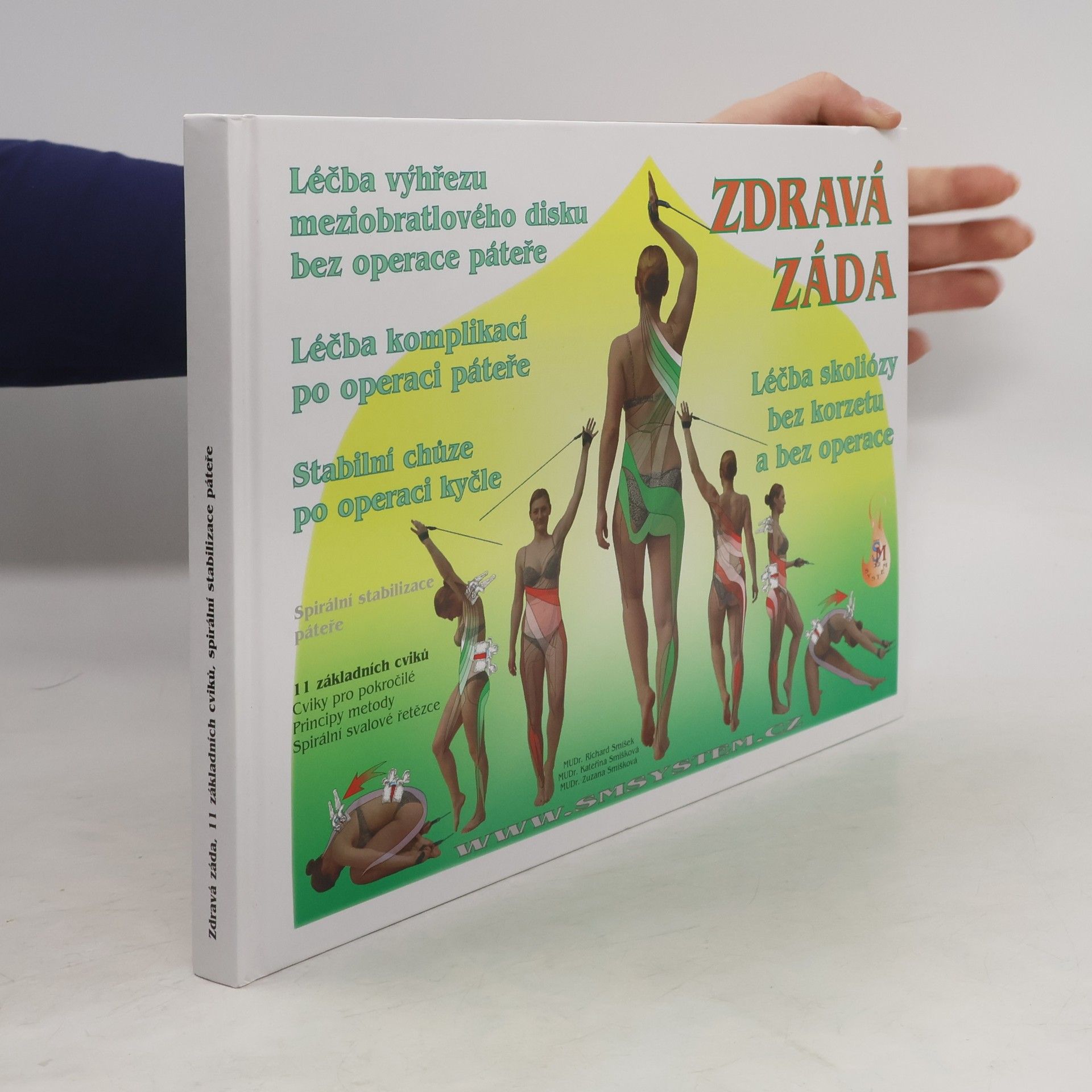 Zdravá záda. Spirální stabilizace páteře. 11 základních cviků