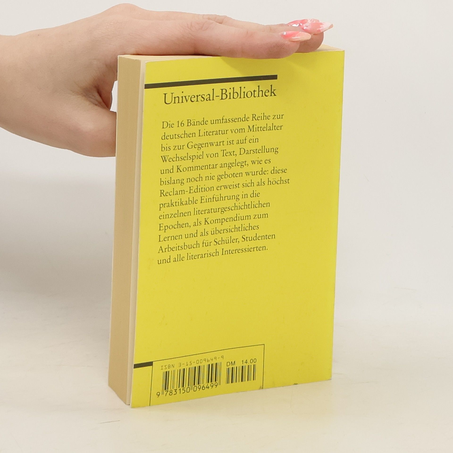 Ulrich Karthaus Die deutsche Literatur in Text und Darstellung. Tl.13
