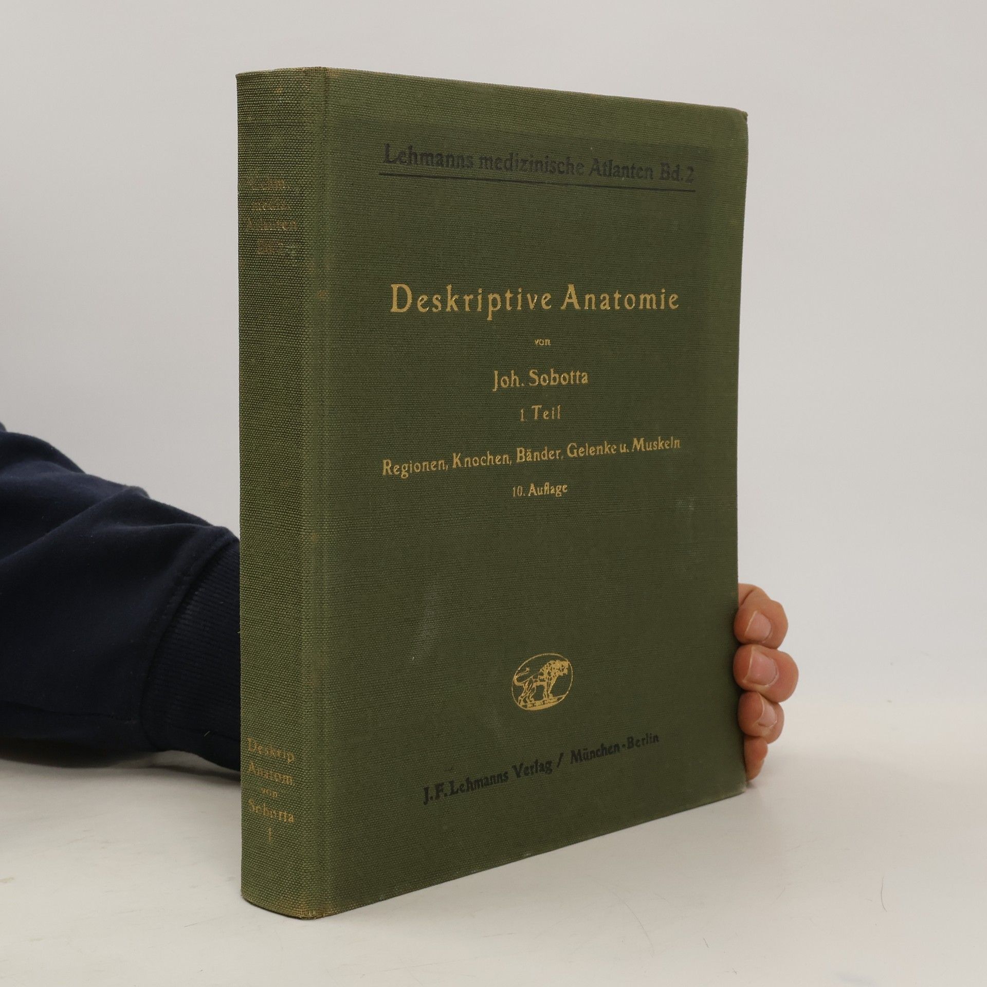 Johannes Sobotta Derscriptive Anatomie, Teil 1