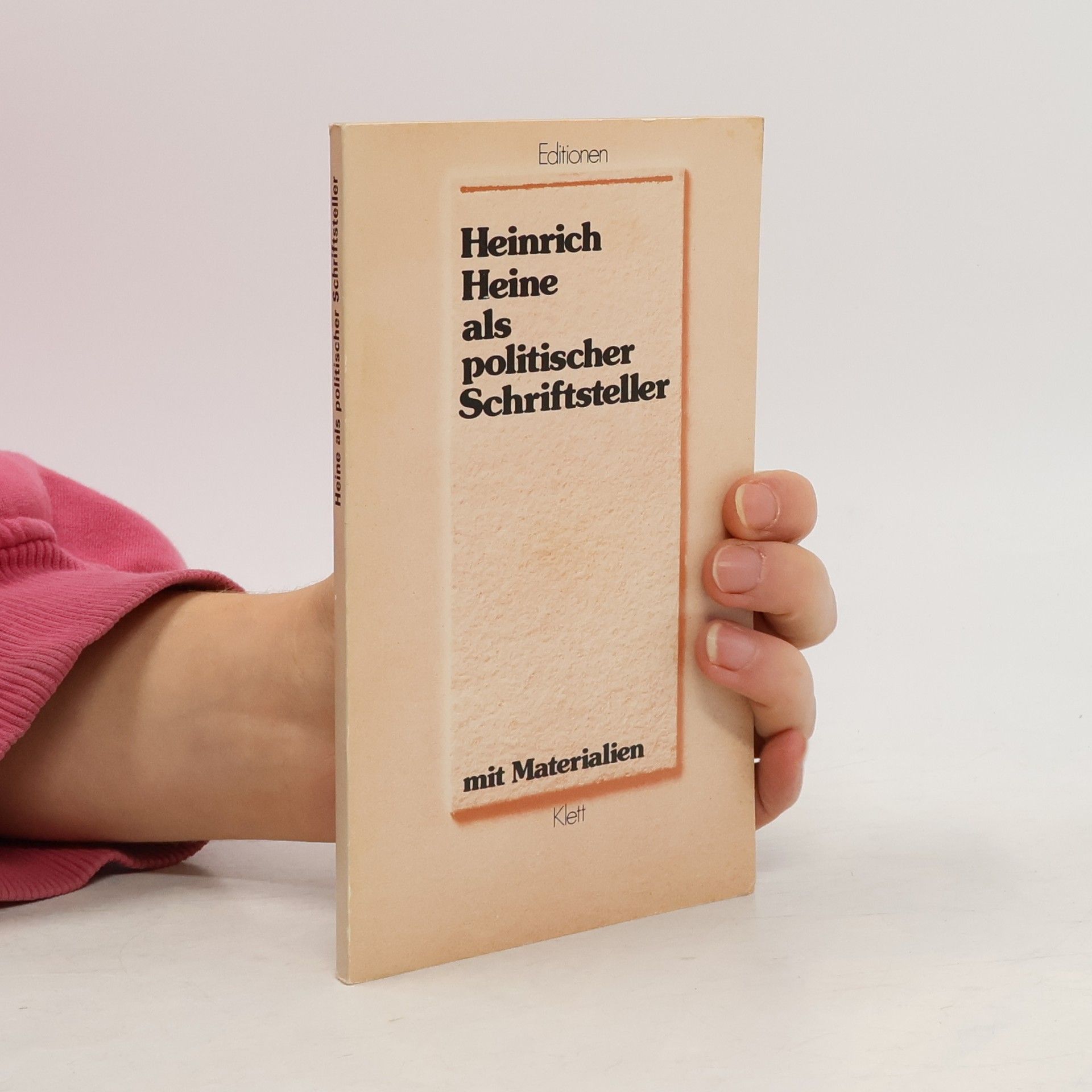 Heinrich Heine Heinrich Heine als politischer Schriftsteller