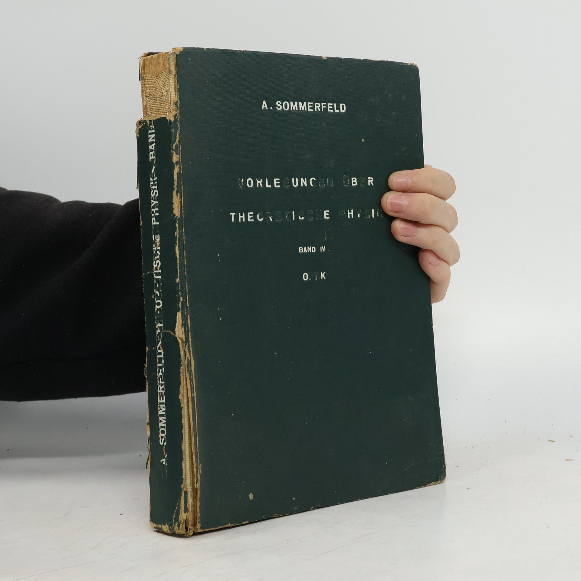 Arnold Sommerfeld Vorlesungen über Theoretische Physik, Bd.4, Optik