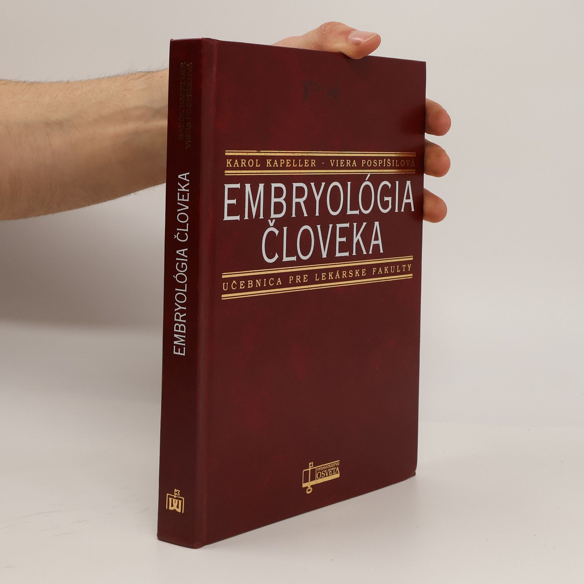 Embryológia človeka : učebnica pre lekárske fakulty