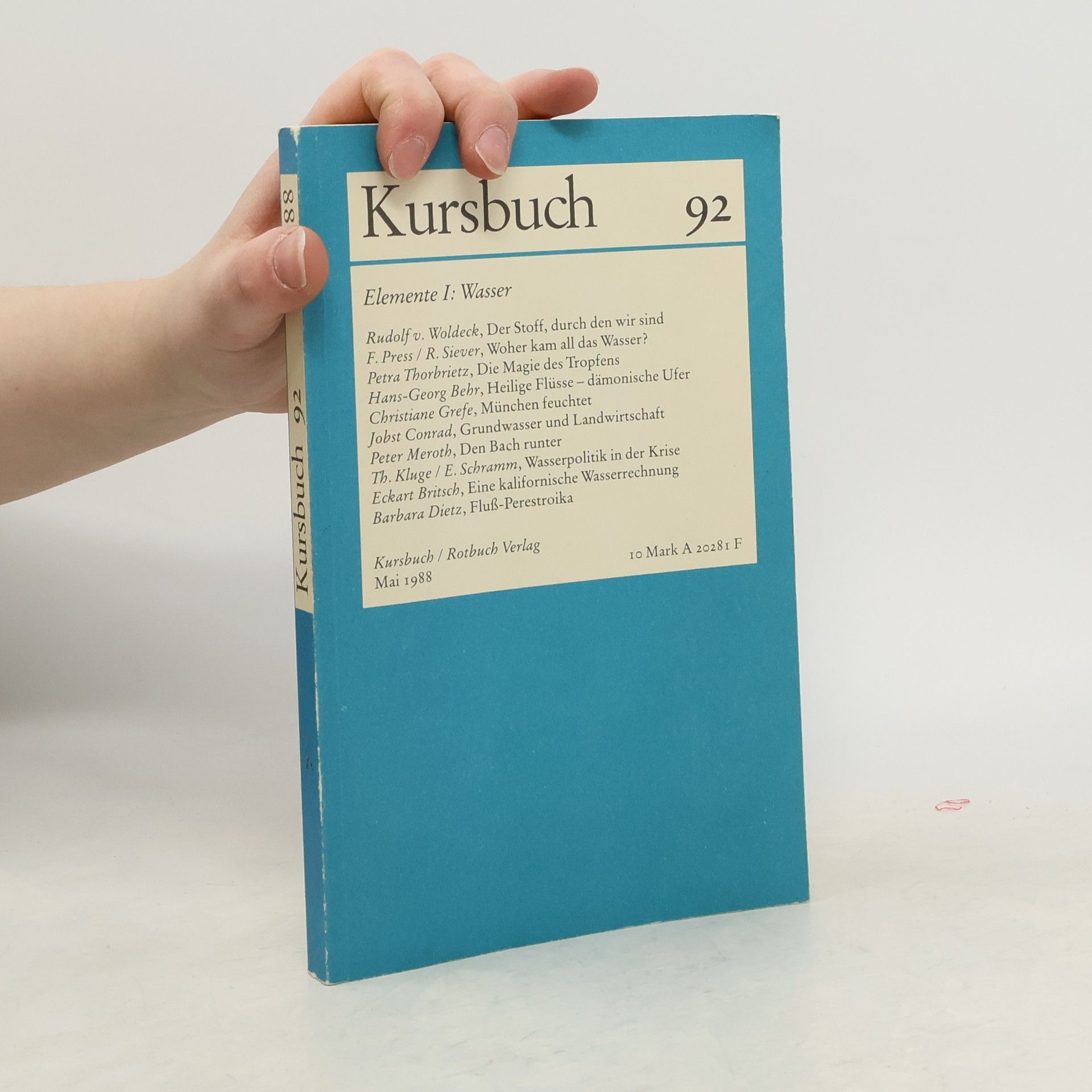 Autorenkollektiv Kursbuch 92