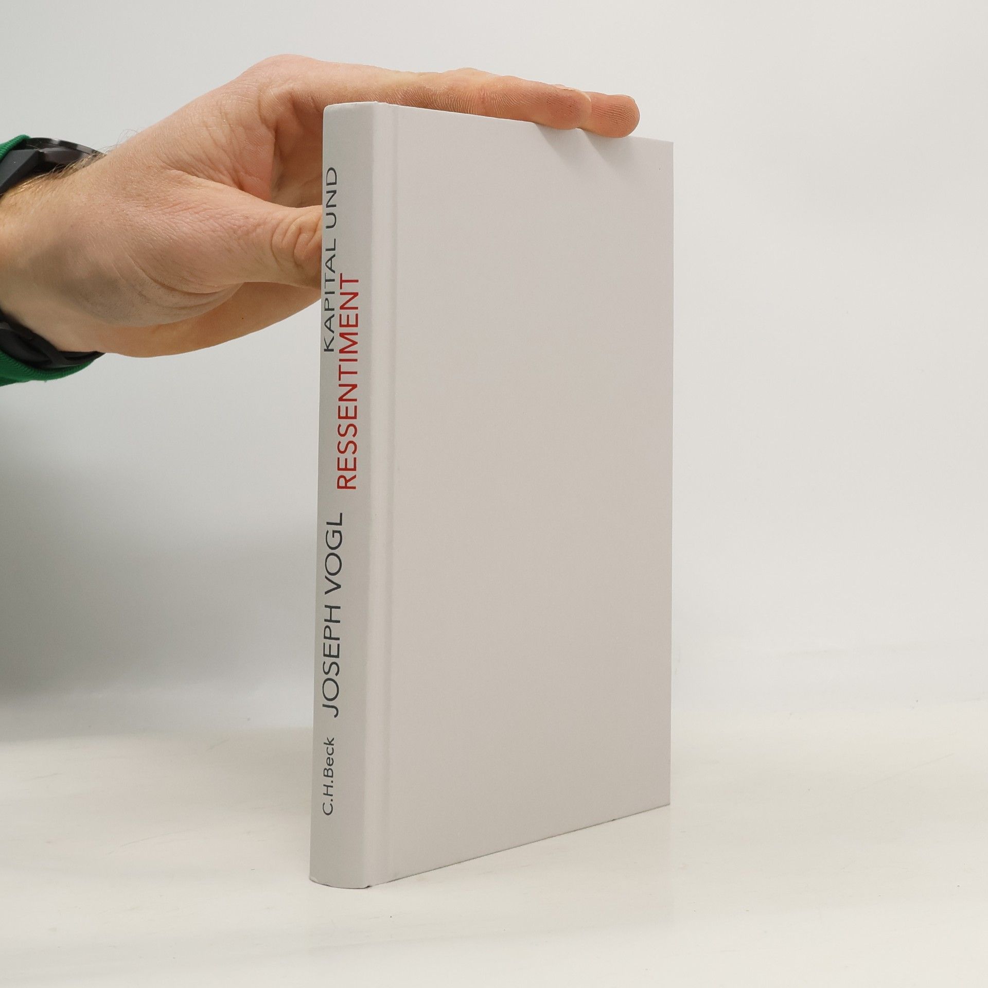 Joseph Vogl Kapital und Ressentiment