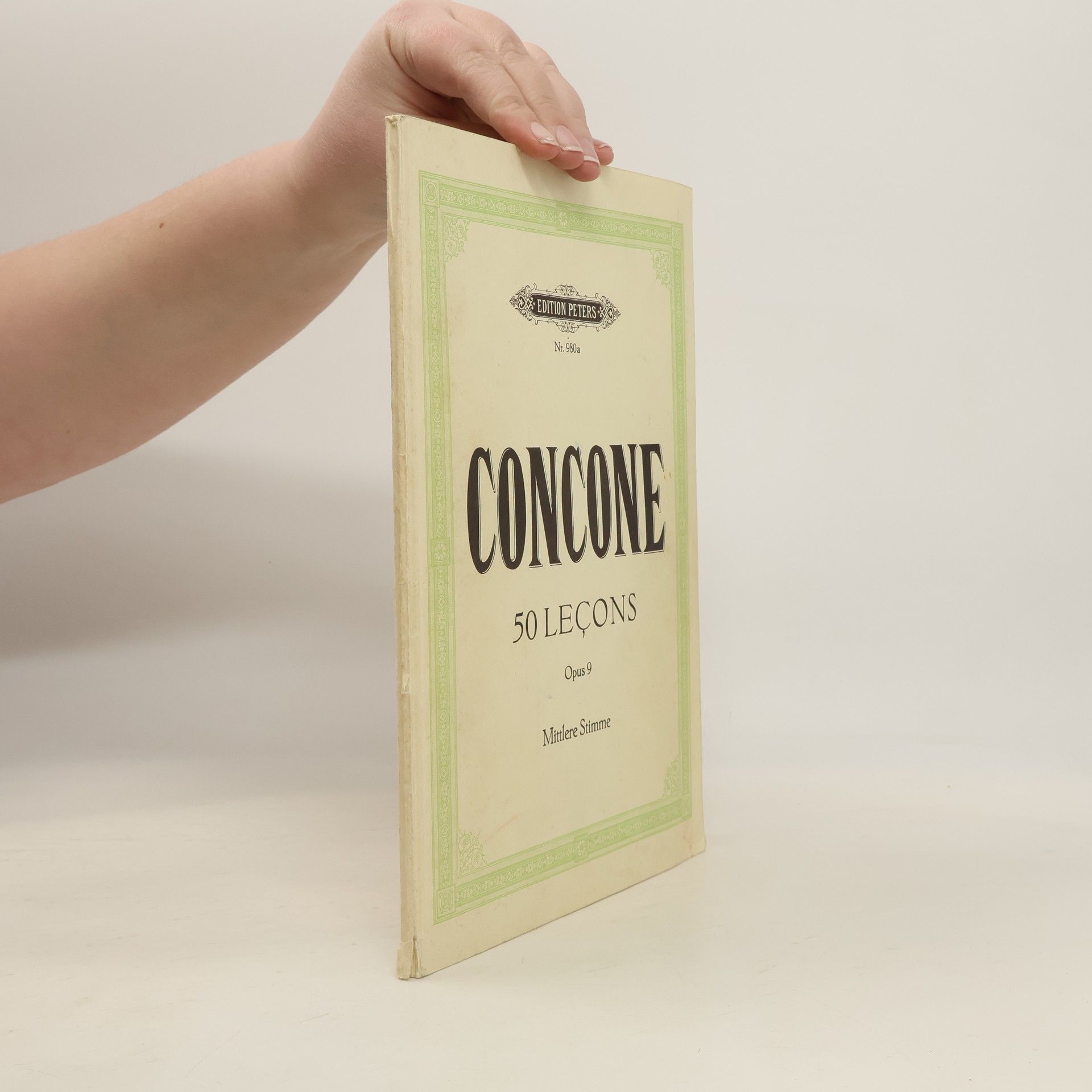 Giuseppe Concone 50 Leçons de chant. Opus 9