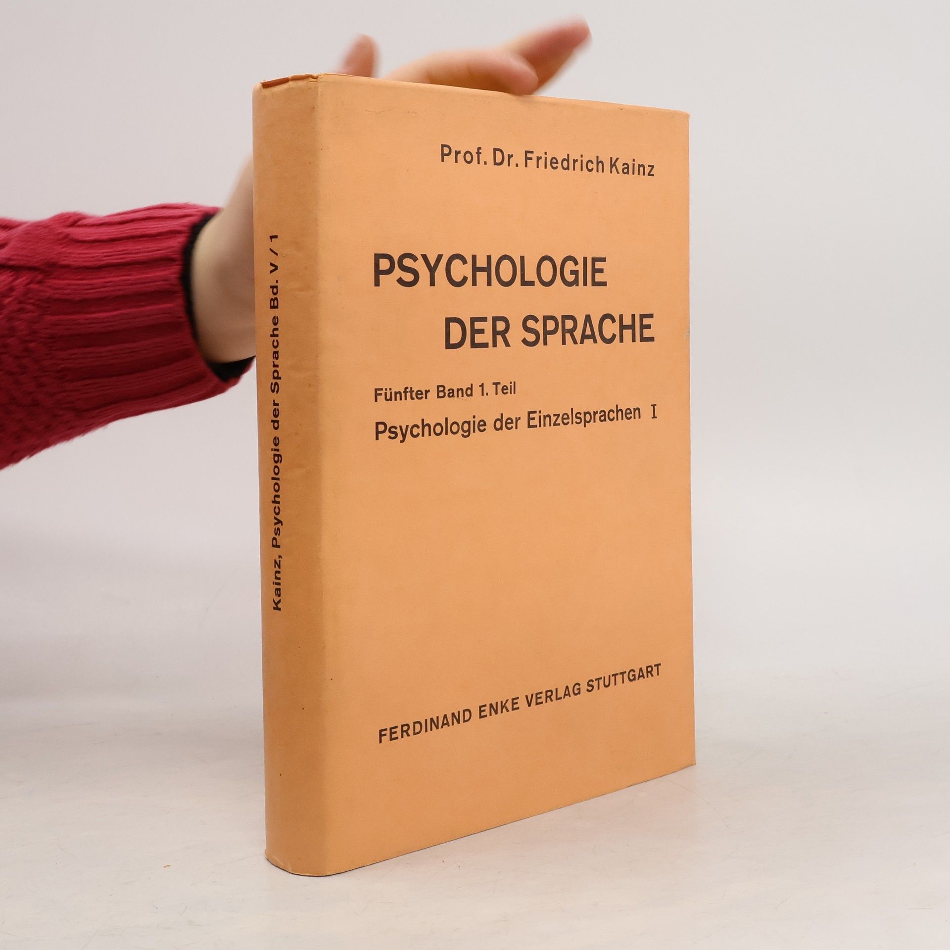 Friedrich Kainz Psychologie der Sprache 5