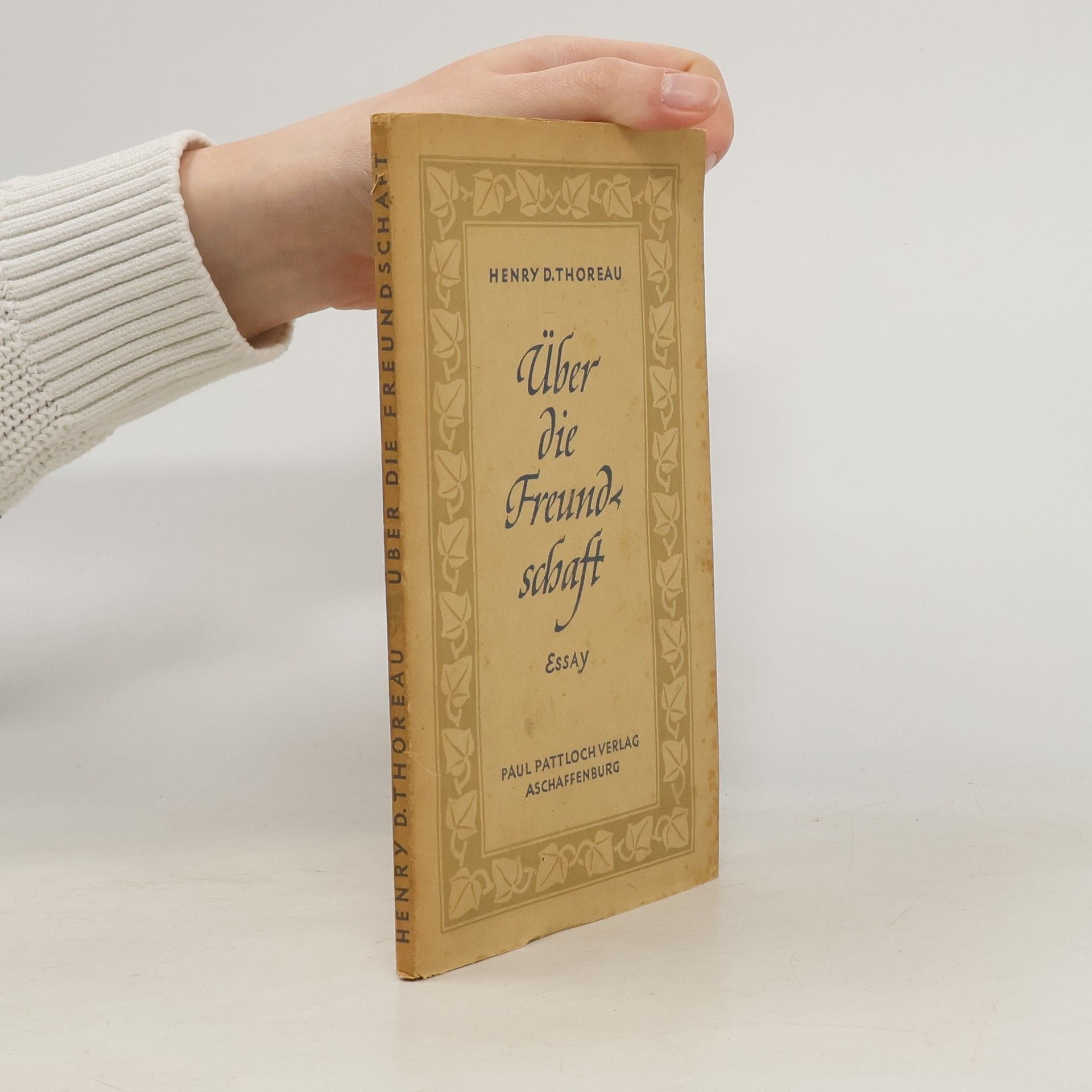 Henry David Thoreau Über die freundschaft