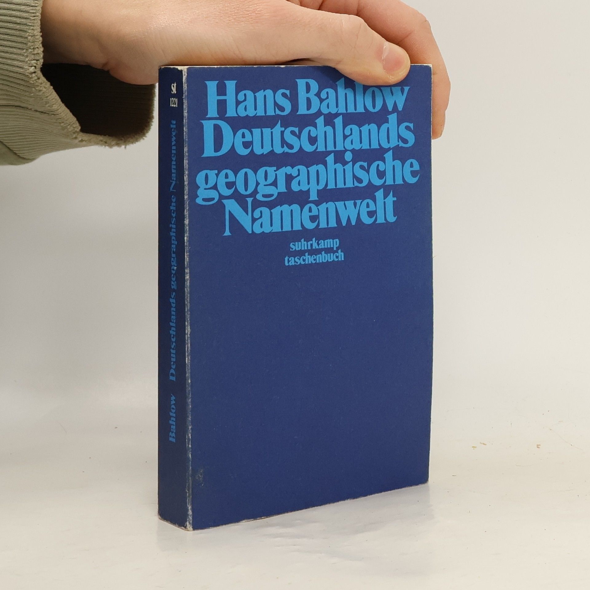 Hans Bahlow Deutschlands geographische Namenwelt