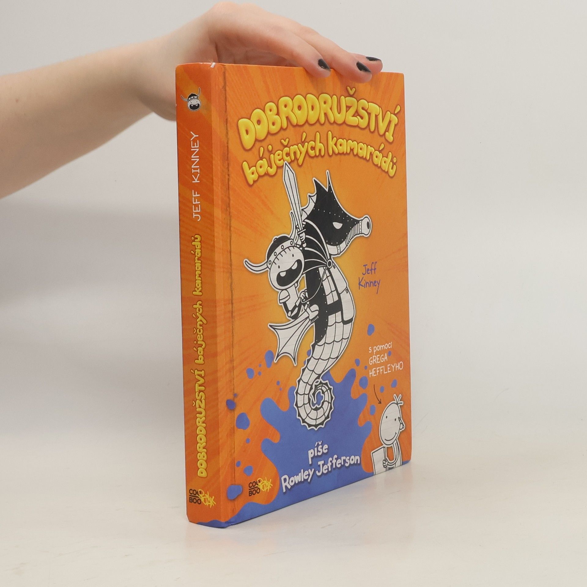 Jeff Kinney Dobrodružství báječných kamarádů. Píše Rowley Jefferson