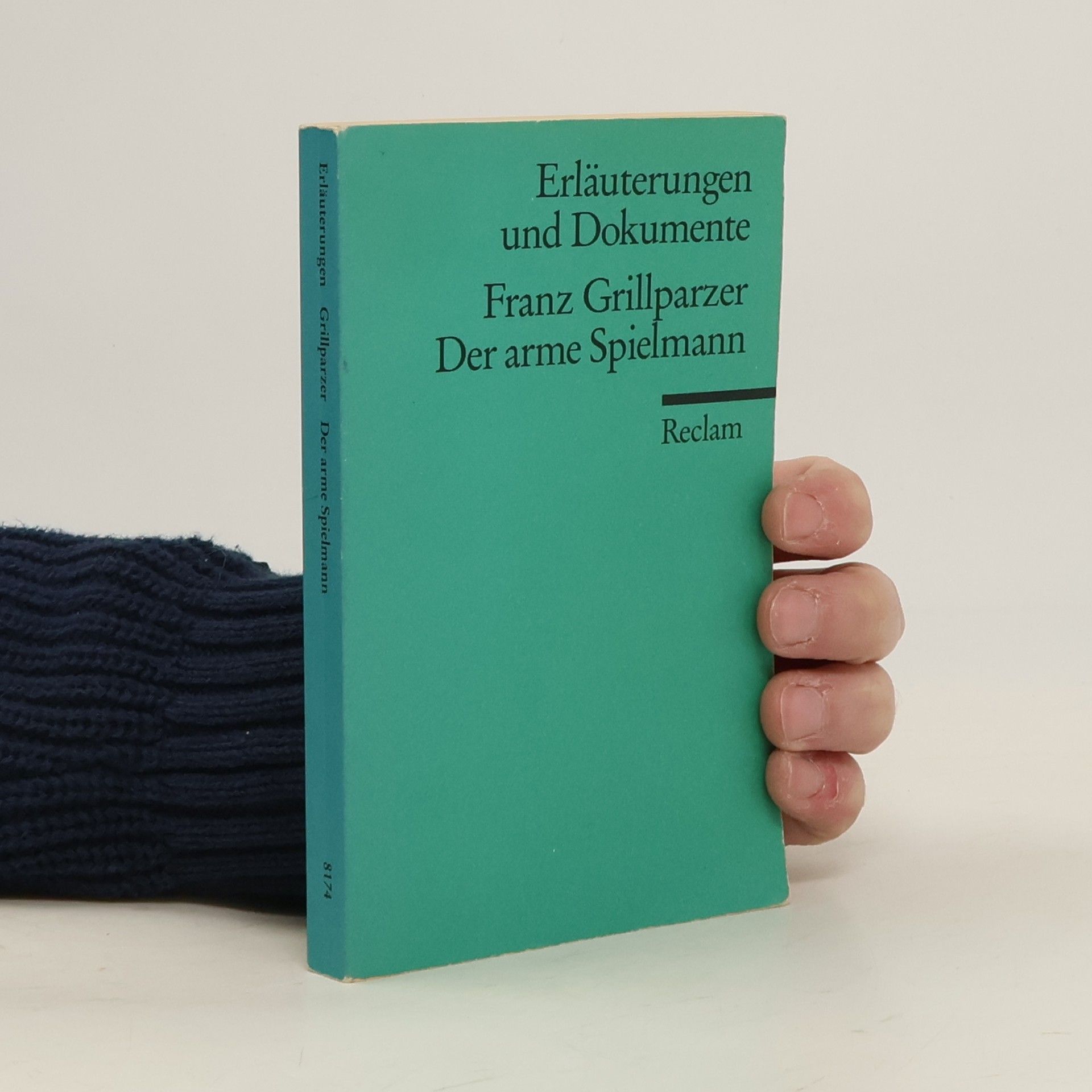 Franz Grillparzer, der arme Spielmann