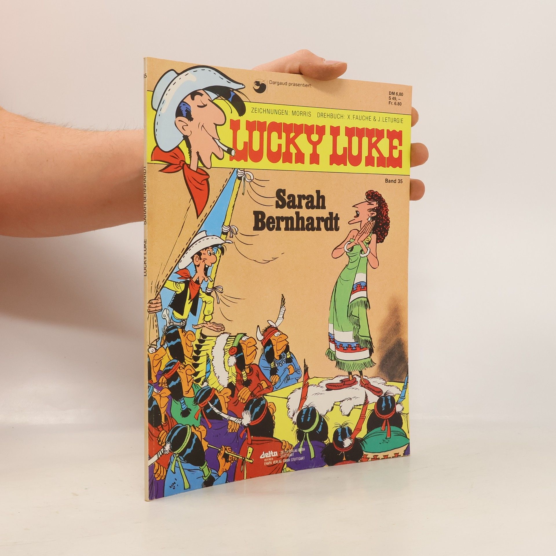 Xavier Fauche Lucky Luke 35. Sarah Bernhardt