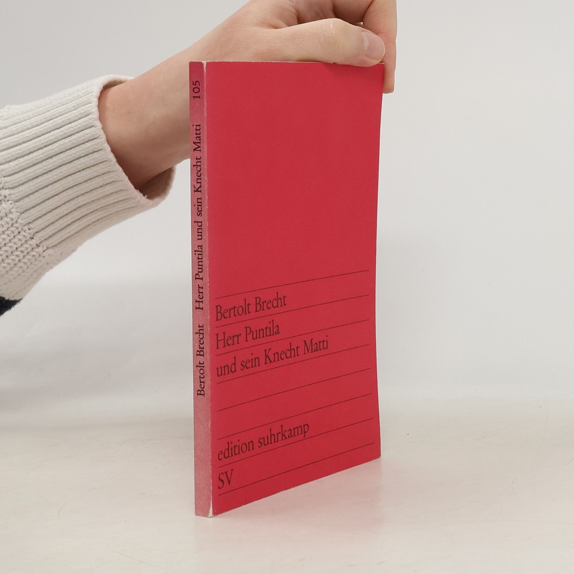 Bertolt Brecht Herr Puntila und sein Knecht Matti