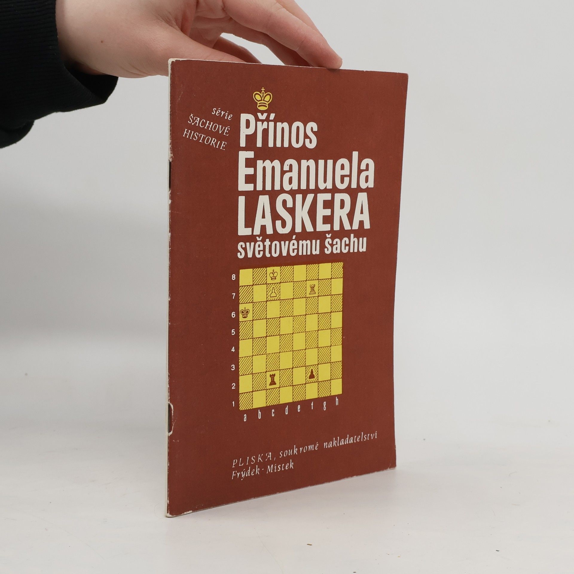Karel Pliska Přínos Emanuela Laskera světovému šachu