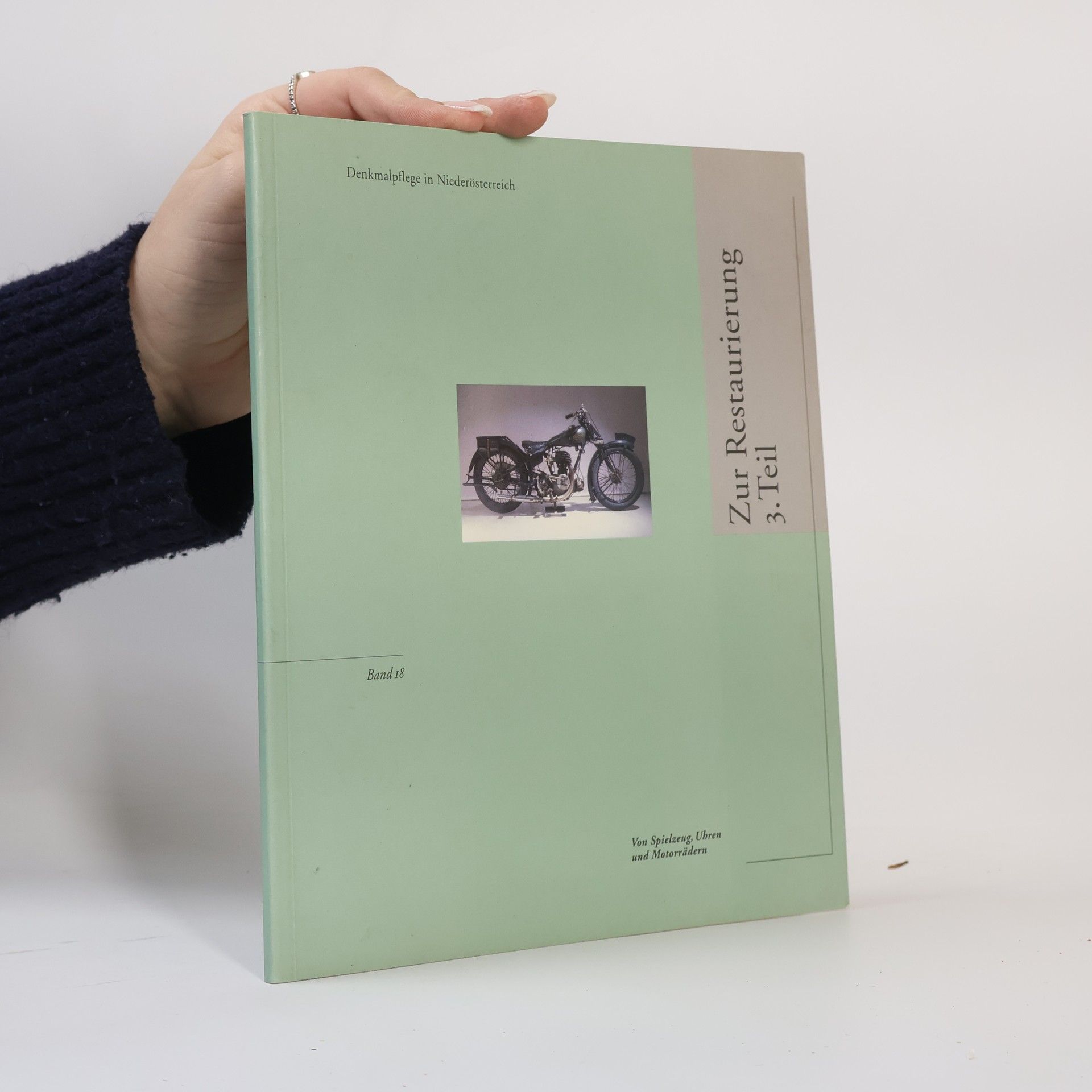AA.VV. Denkmalpflege in Niederösterreich 18. Zur Restaurierung 3. Teil