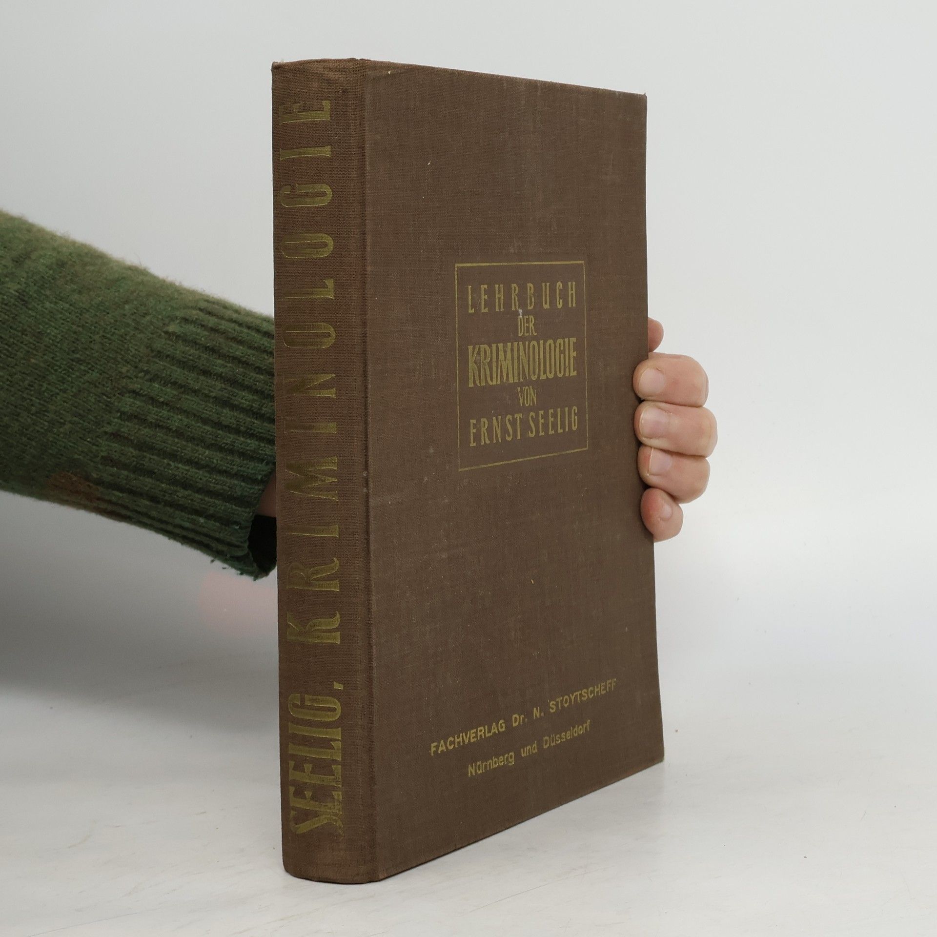 Ernst Seelig Lehrbuch der Kriminologie