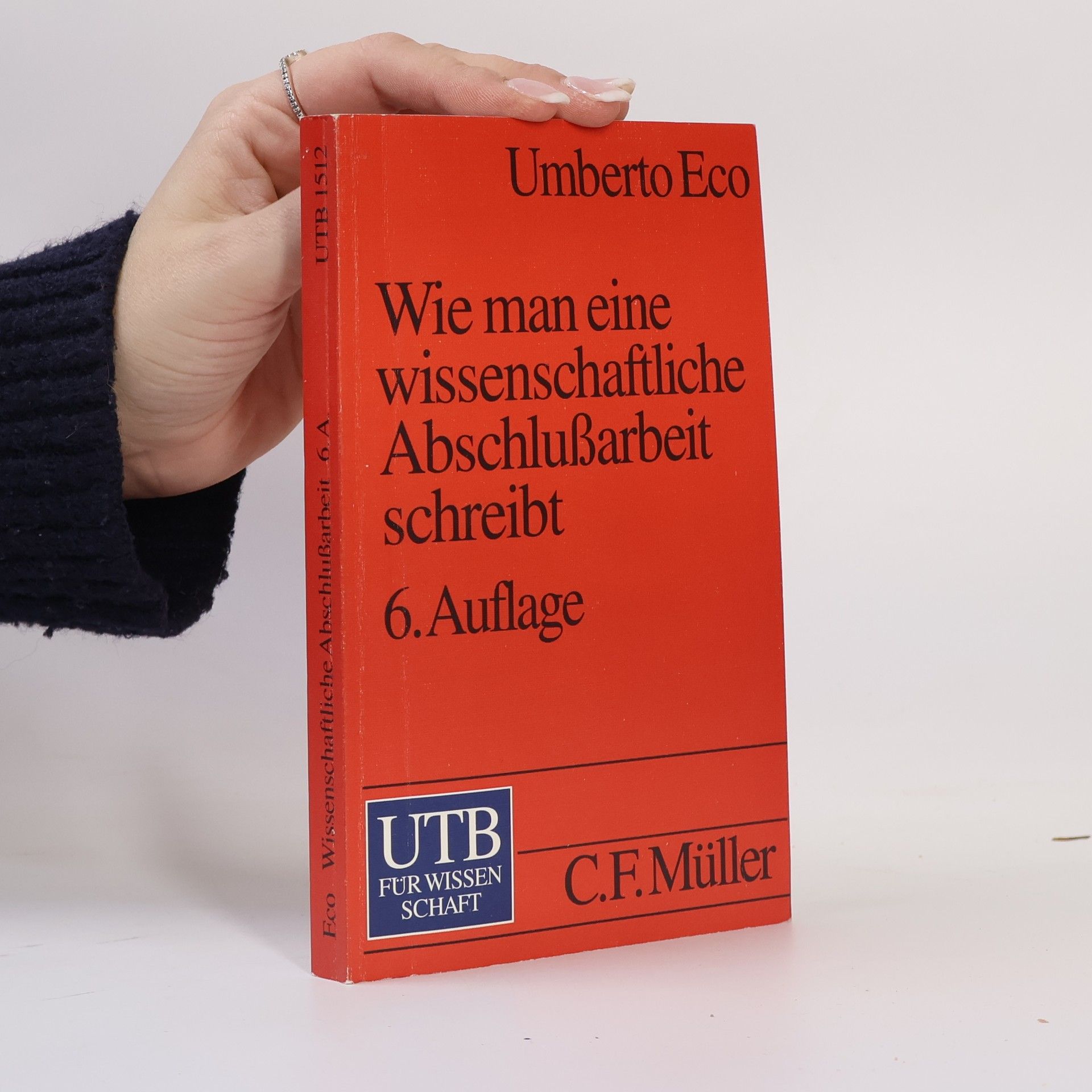 Umberto Eco Wie man eine wissenschaftliche Abschlußarbeit schreibt