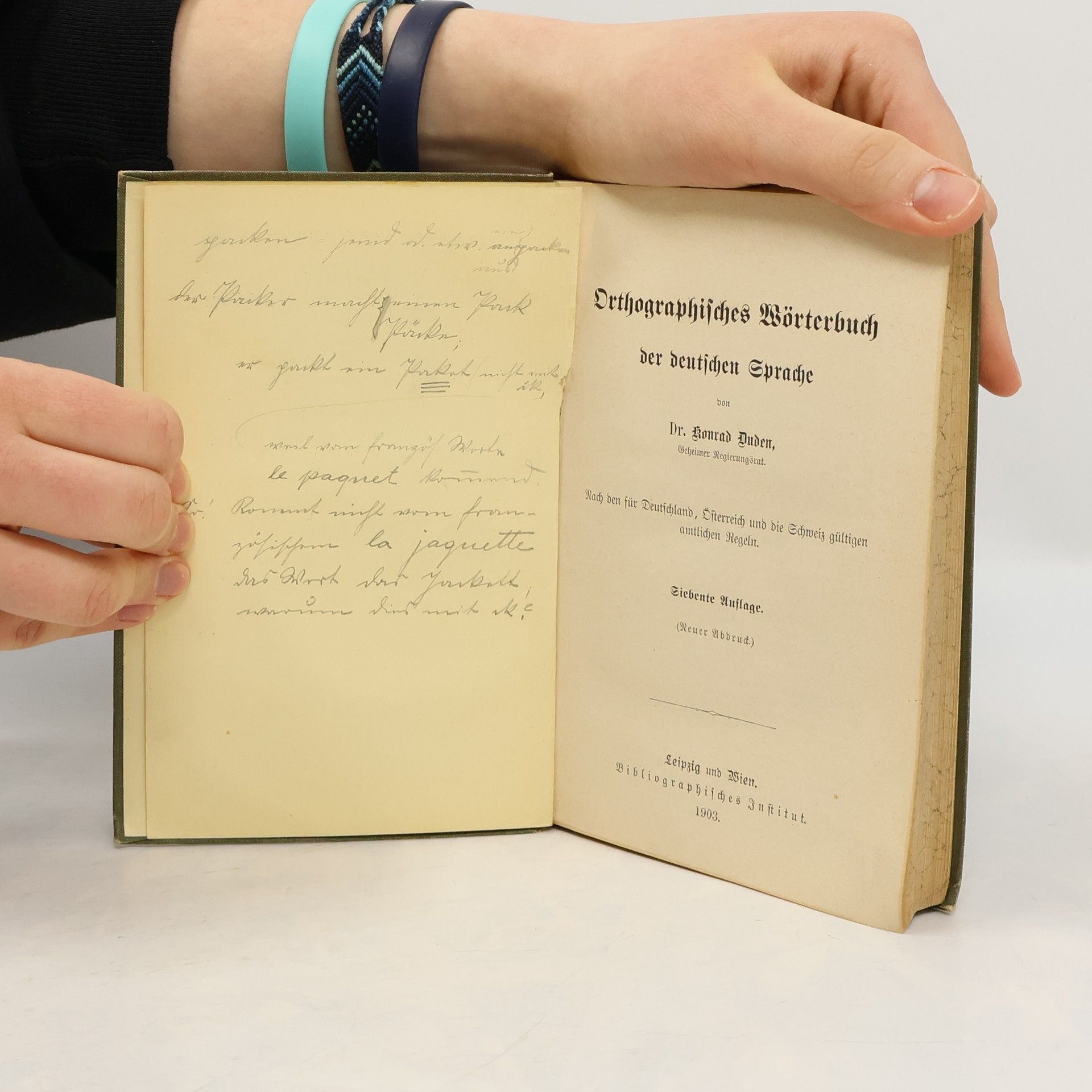 Konrad Duden Orthographisches Wörterbuch der deutschen Sprache