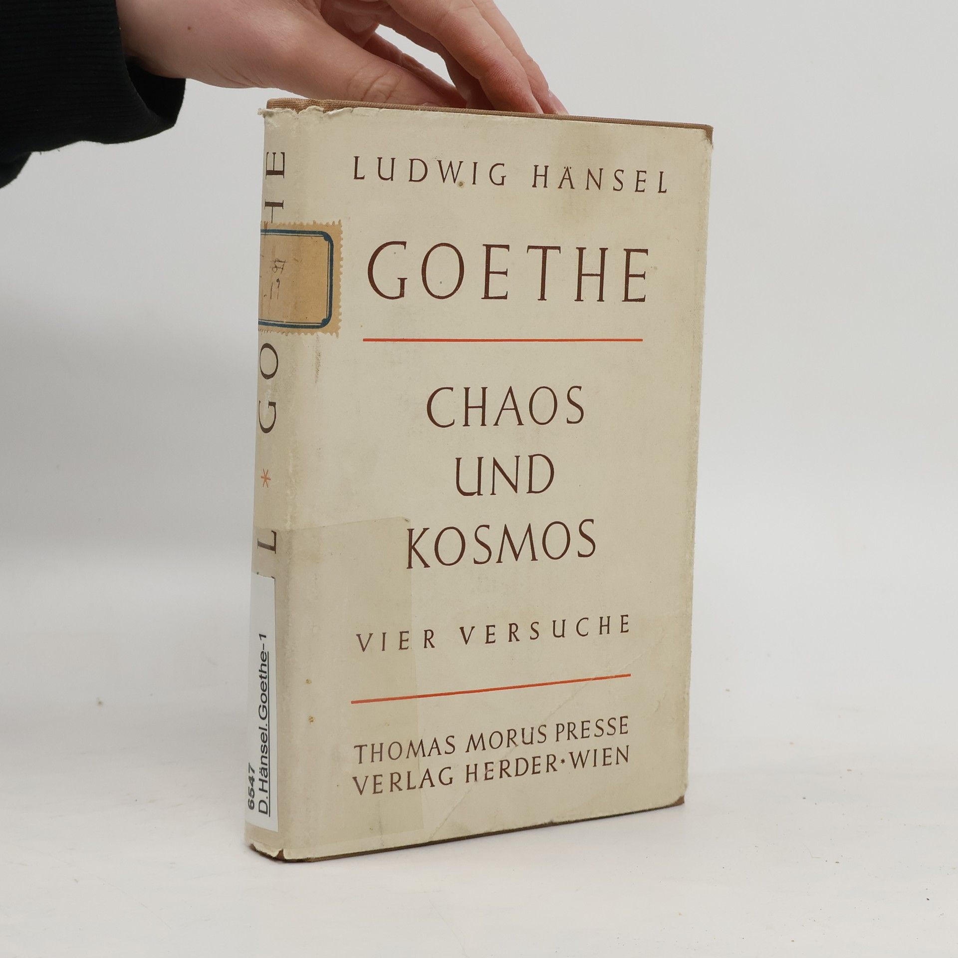 Johann Wolfgang von Goethe Goethe; Chaos und Kosmos