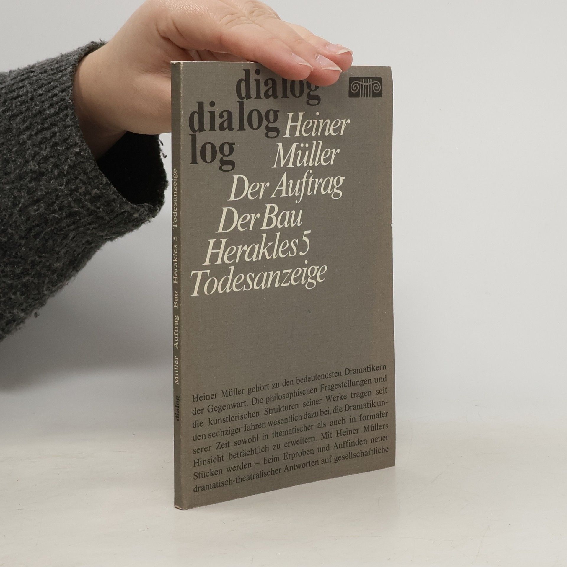 Heiner Müller Der Auftrag. Der Bau. Herakles 5. Todesanzeige