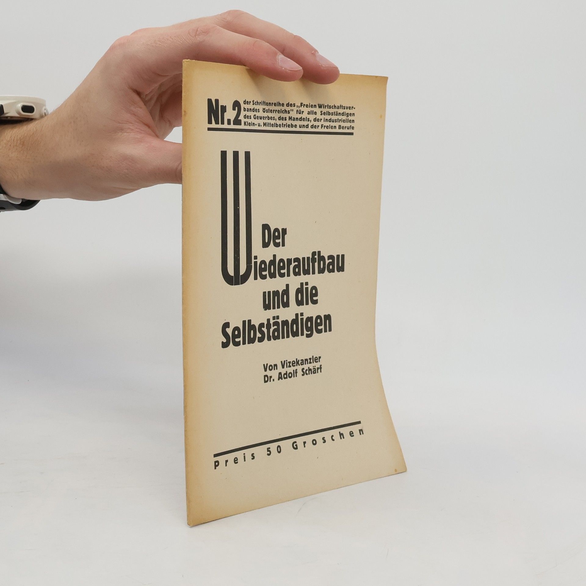 Der Wiederaufbau und die Selbständigen