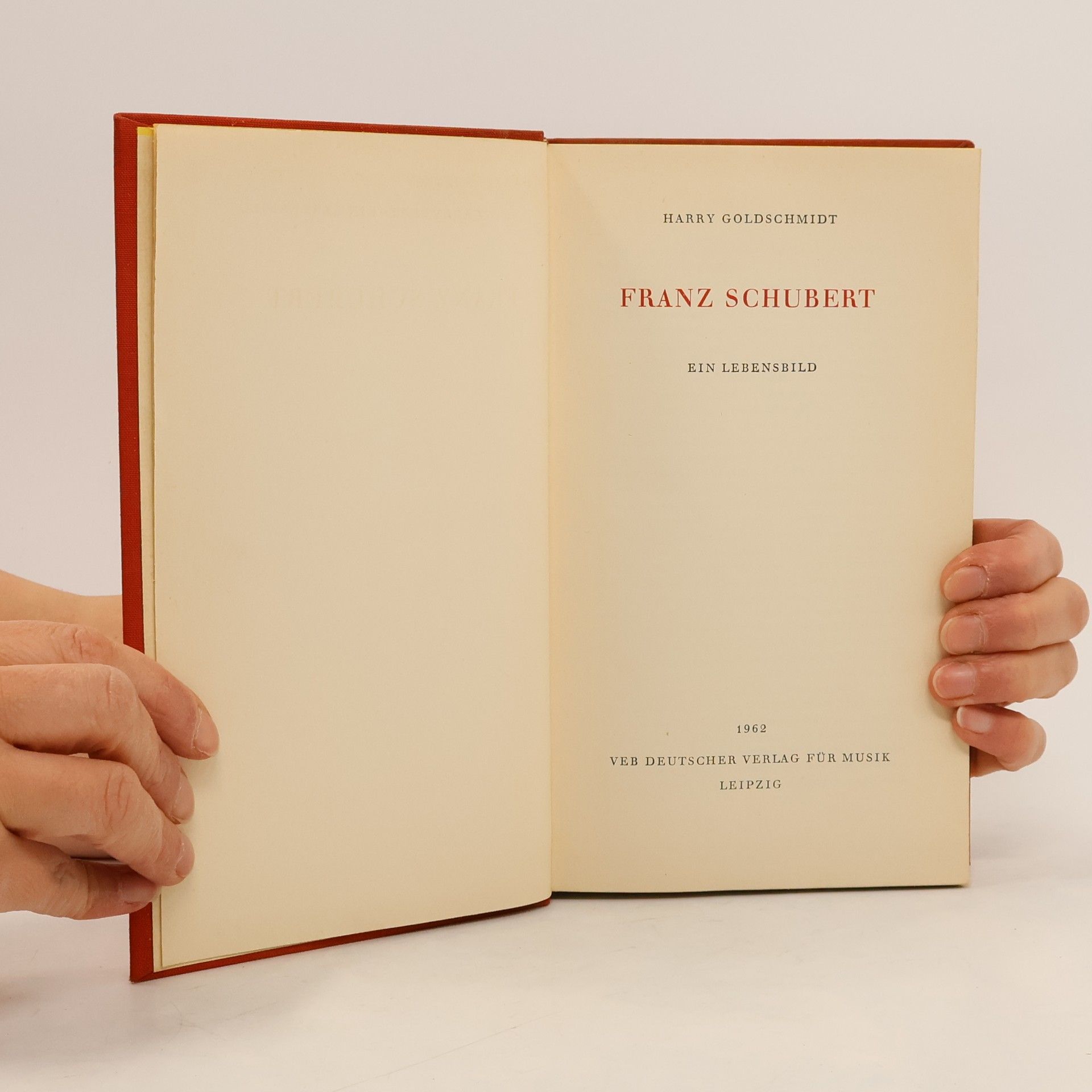 Harry Goldschmidt Franz Schubert