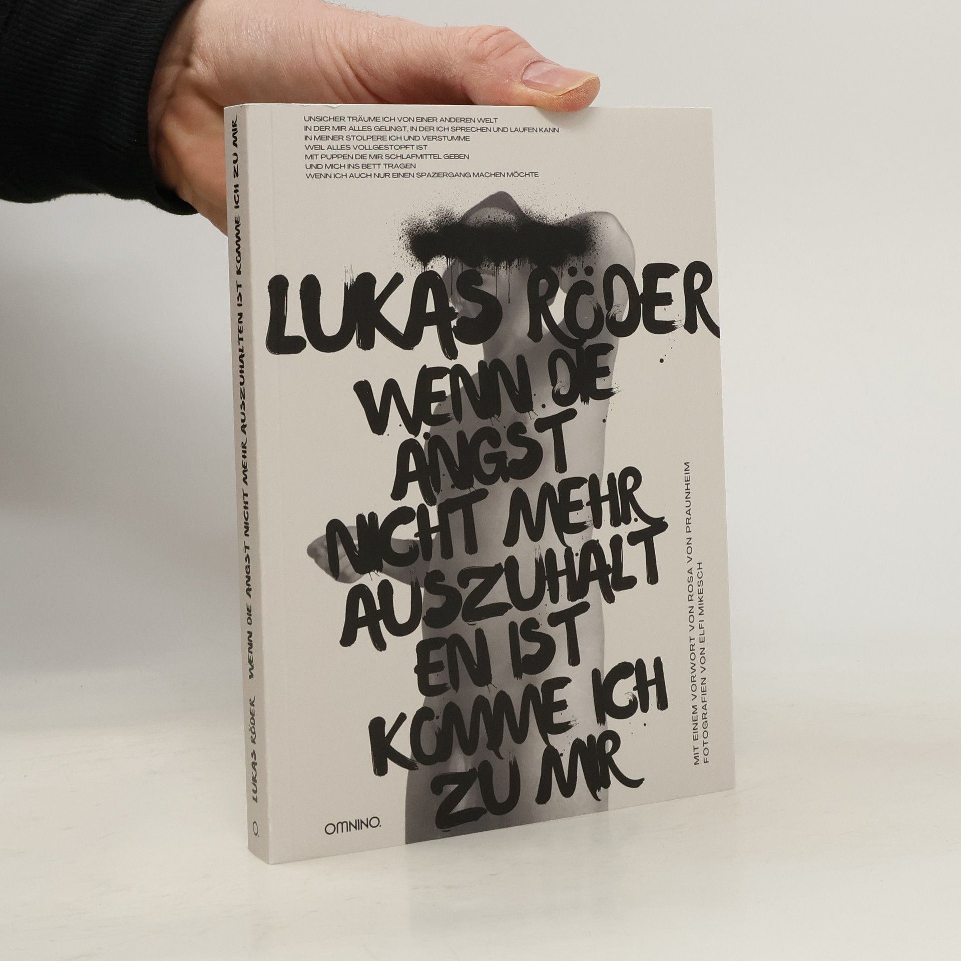 Lukas Röder Wenn die Angst nicht mehr auszuhalten ist, komme ich zu mir