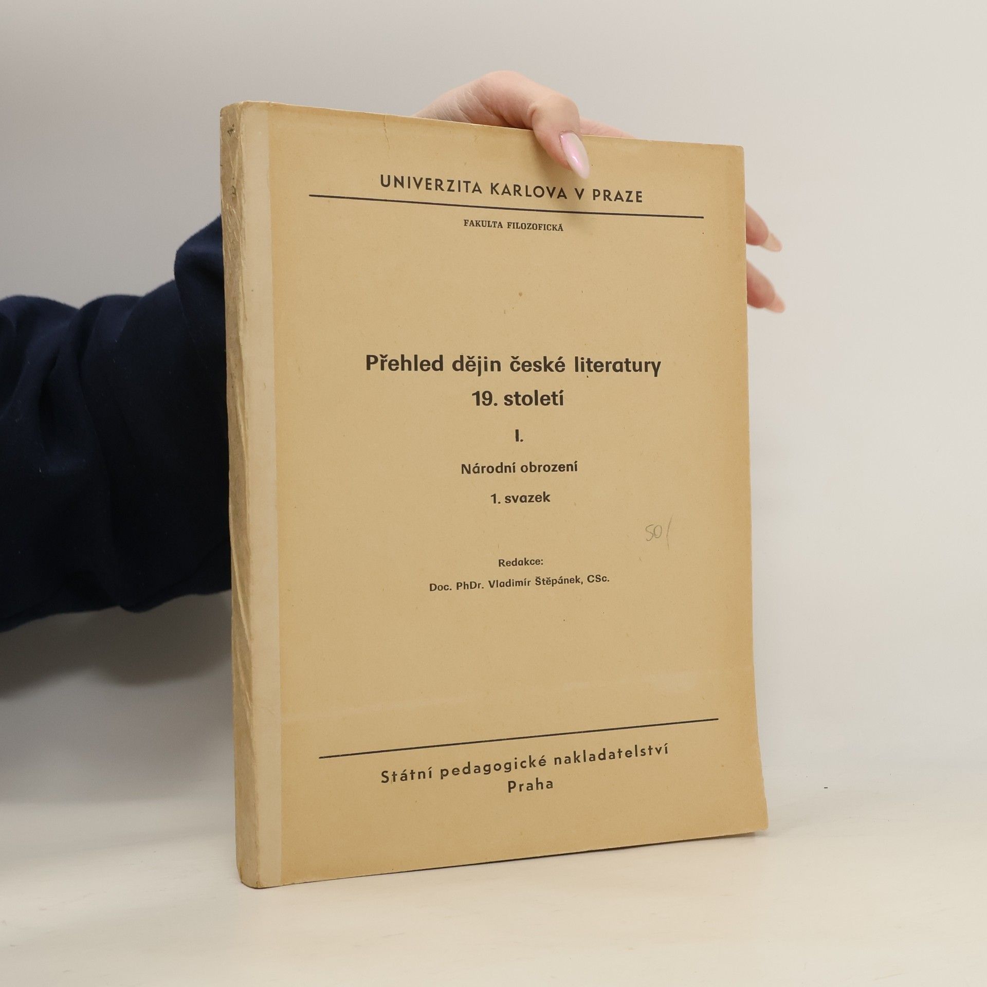 Kolektiv autorů Přehled dějin české literatury 19. století I/1