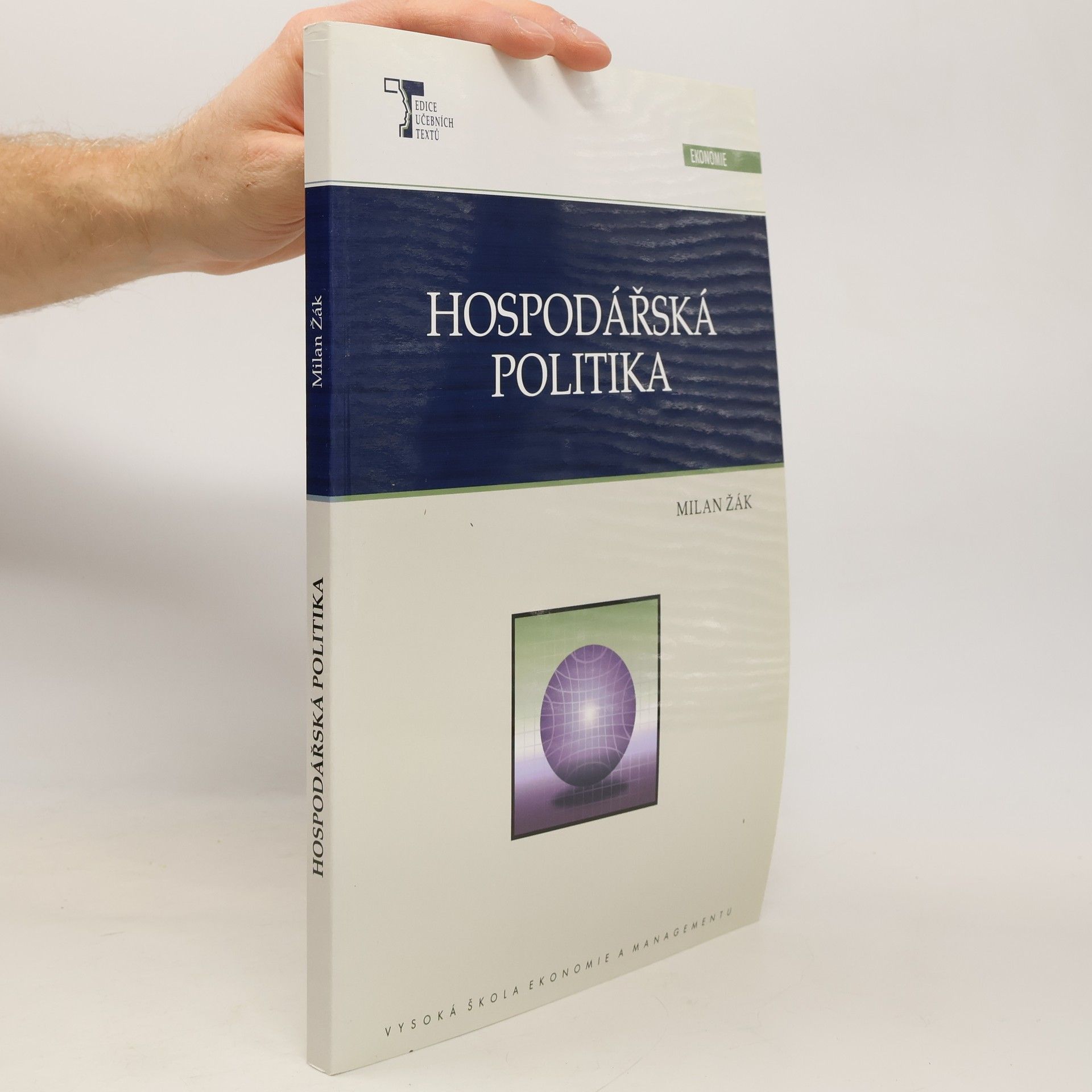 Milan Žák Hospodářská politika