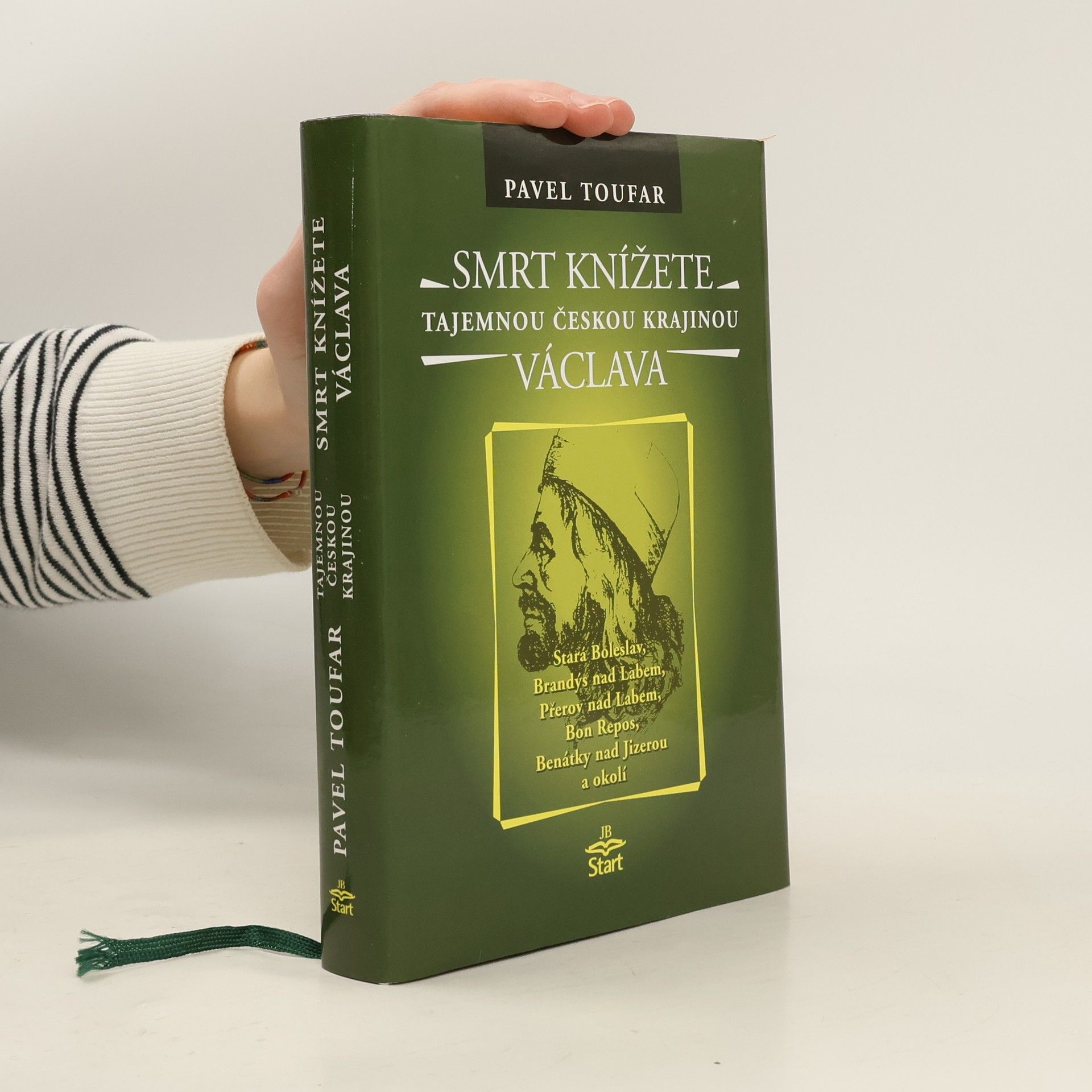 Pavel Toufar Tajemnou českou krajinou, Smrt knížete Václava : legendy, báje, příběhy, záhady, magie a otazníky : Stará Boleslav, Brandýs nad Labem, Přerov nad Labem, Bon Repos, Benátky nad Jizerou a okolí