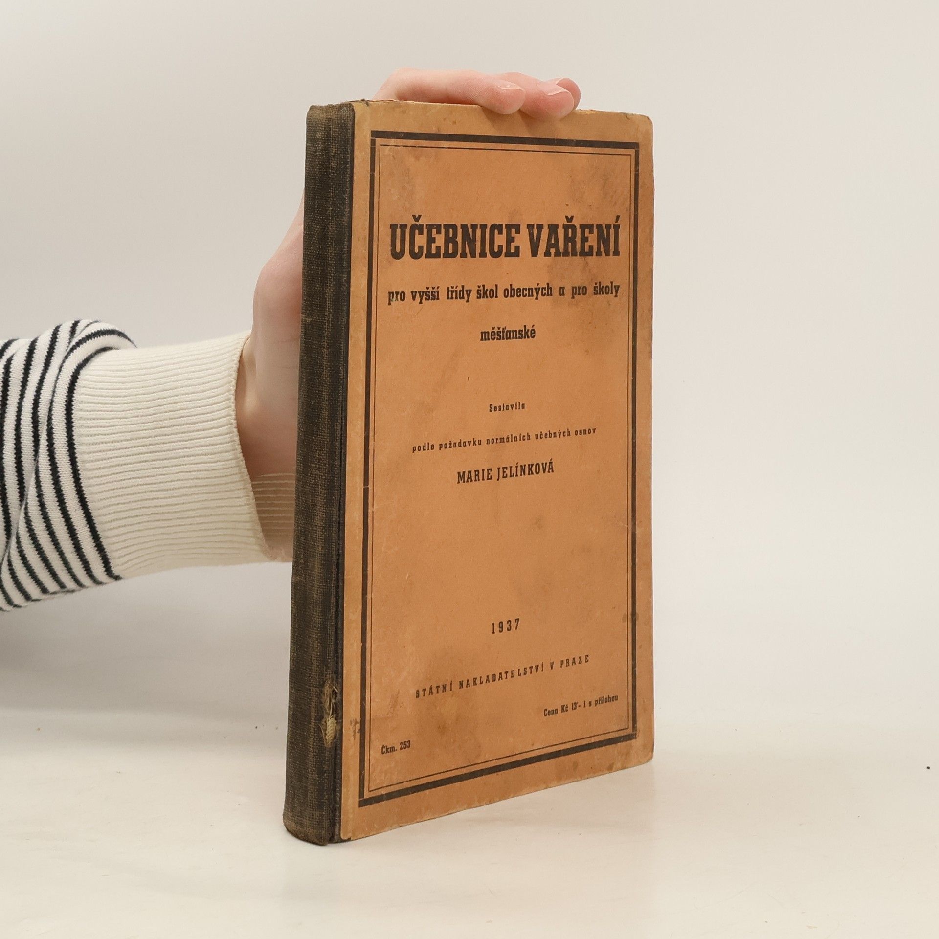 Marie Jelínková Učebnice vaření pro vyšší třídy škol obecných a pro školy měšťanské