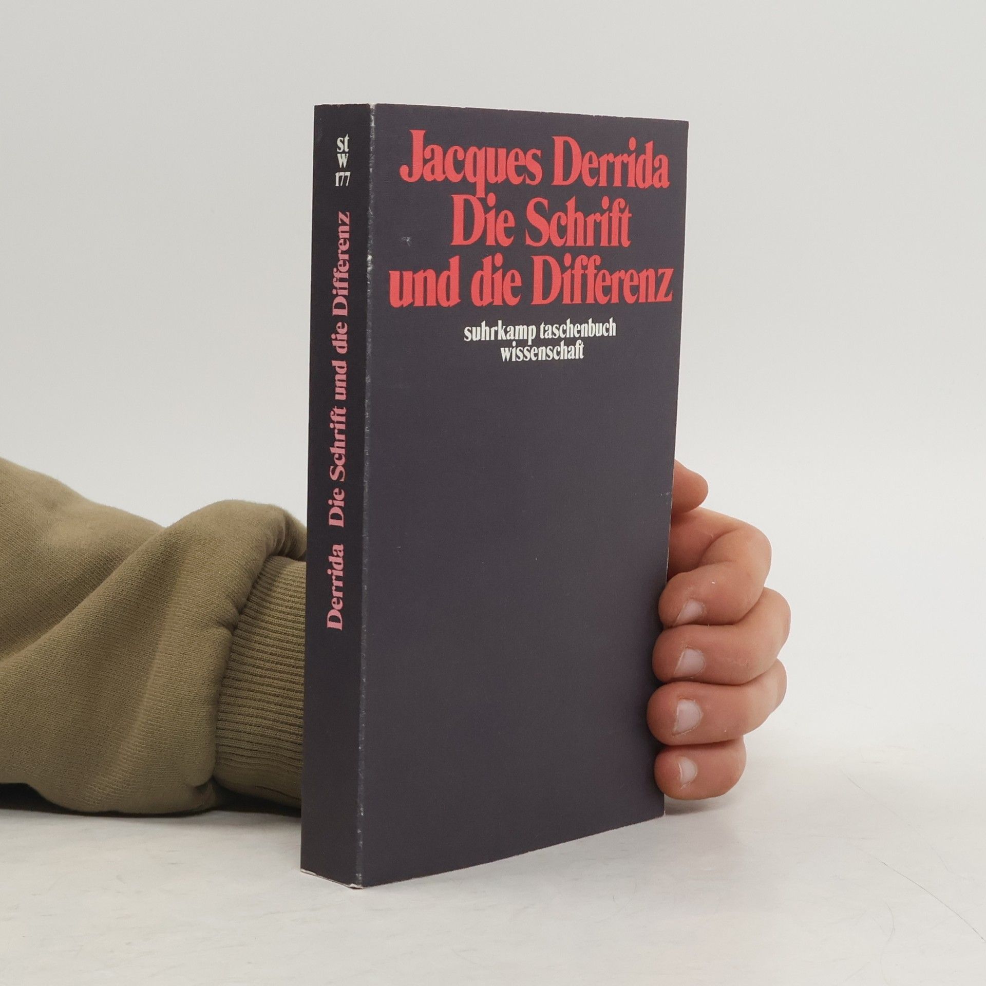 Jacques Derrida Die Schrift und die Differenz