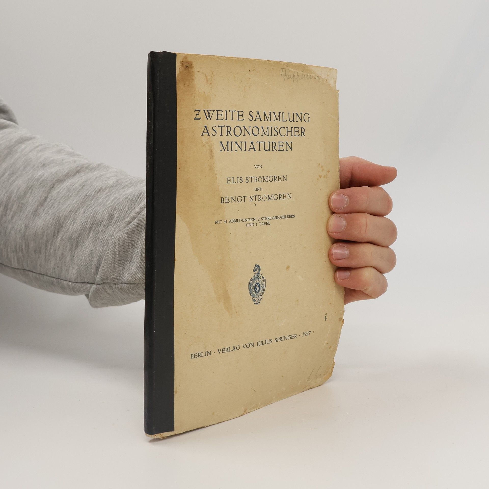 Svante Elis Strömgren Zweite Sammlung Astronomischer Miniaturen